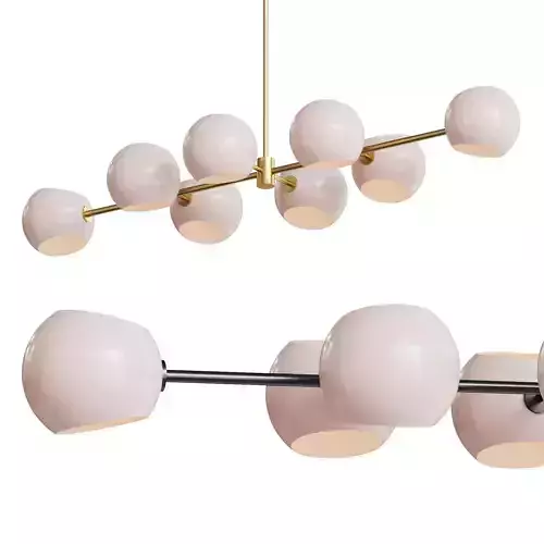 Xaviero Glass Island Chandelier