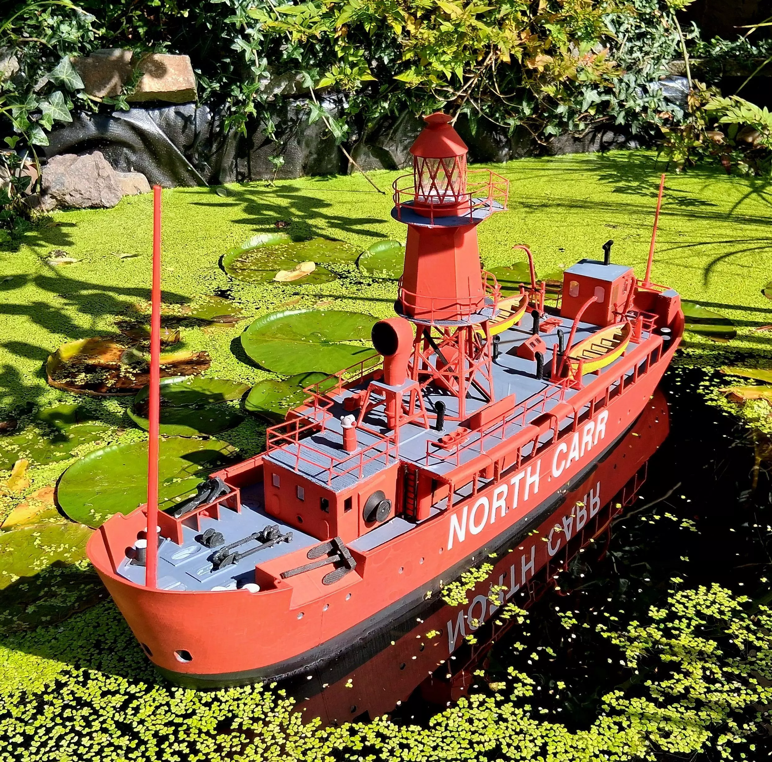 North Carr Light Ship 1 48th scale 3D print model_3