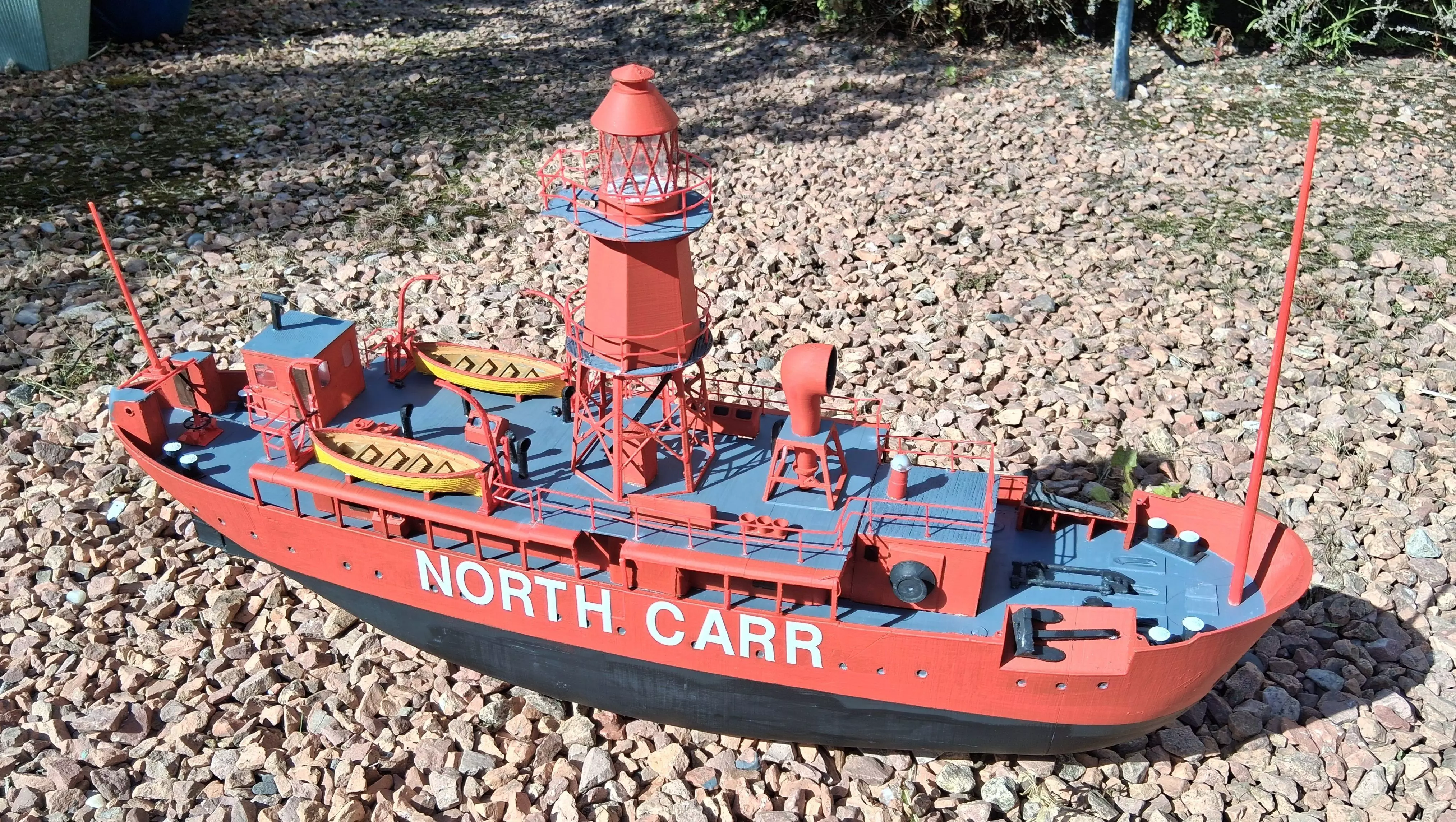 North Carr Light Ship 1 48th scale 3D print model_2