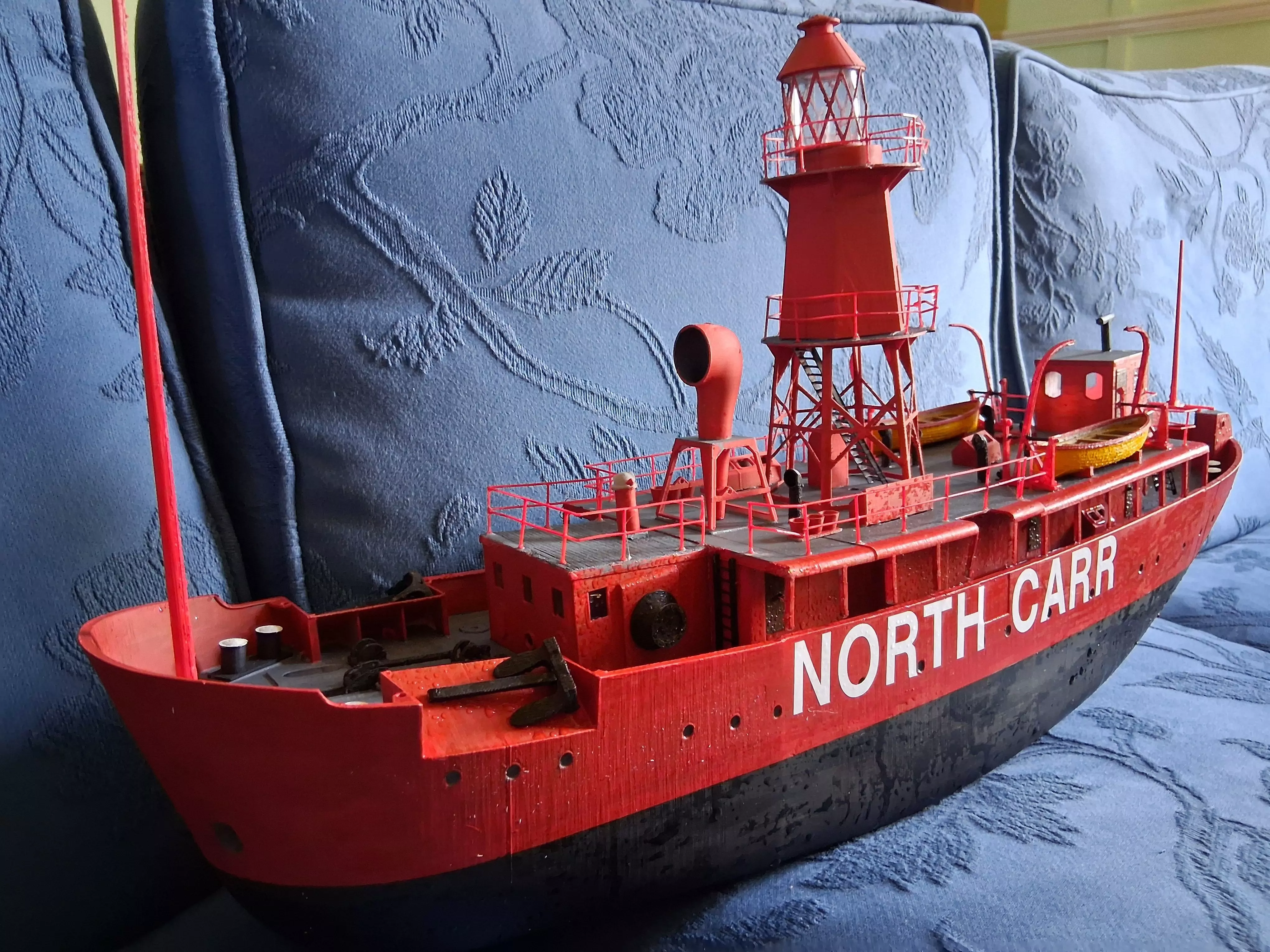 North Carr Light Ship 1 48th scale 3D print model_4