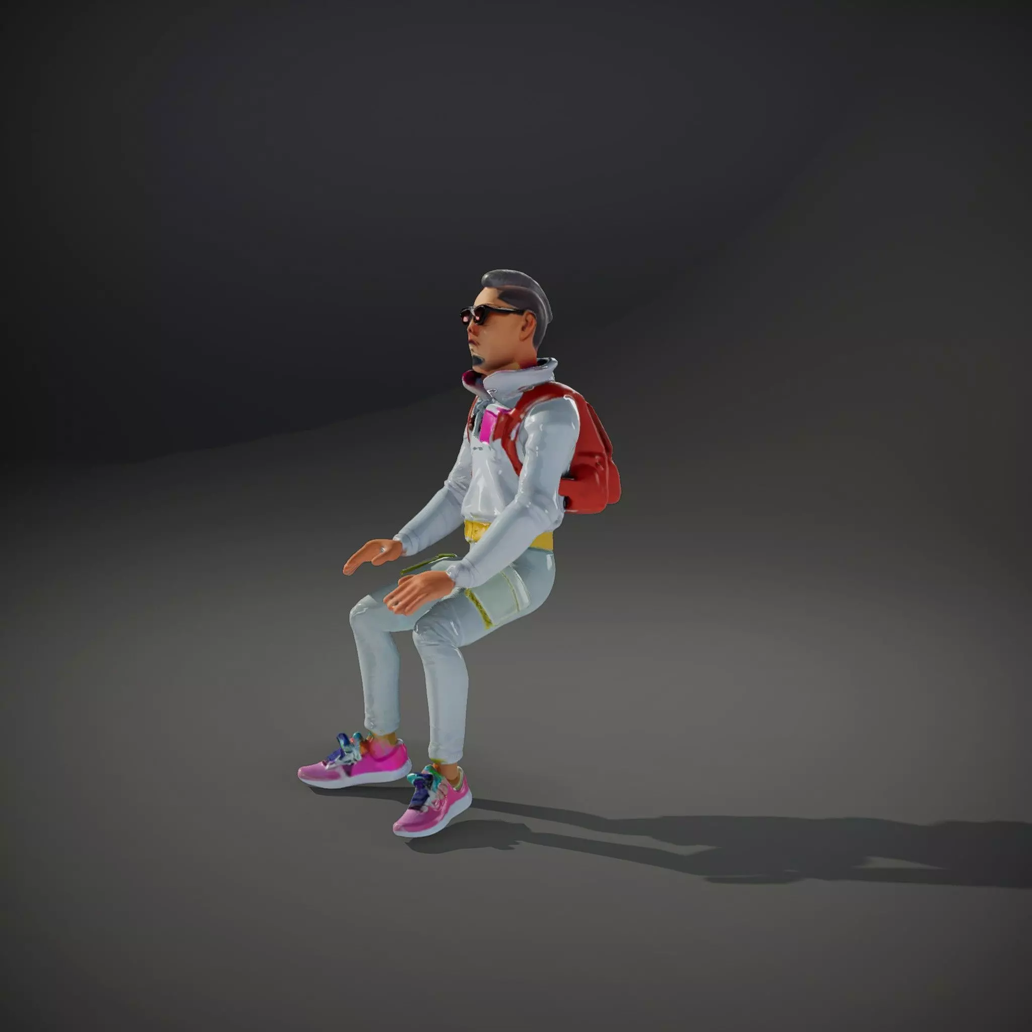 Cool Urban Style model pack Low-poly 3D model_34