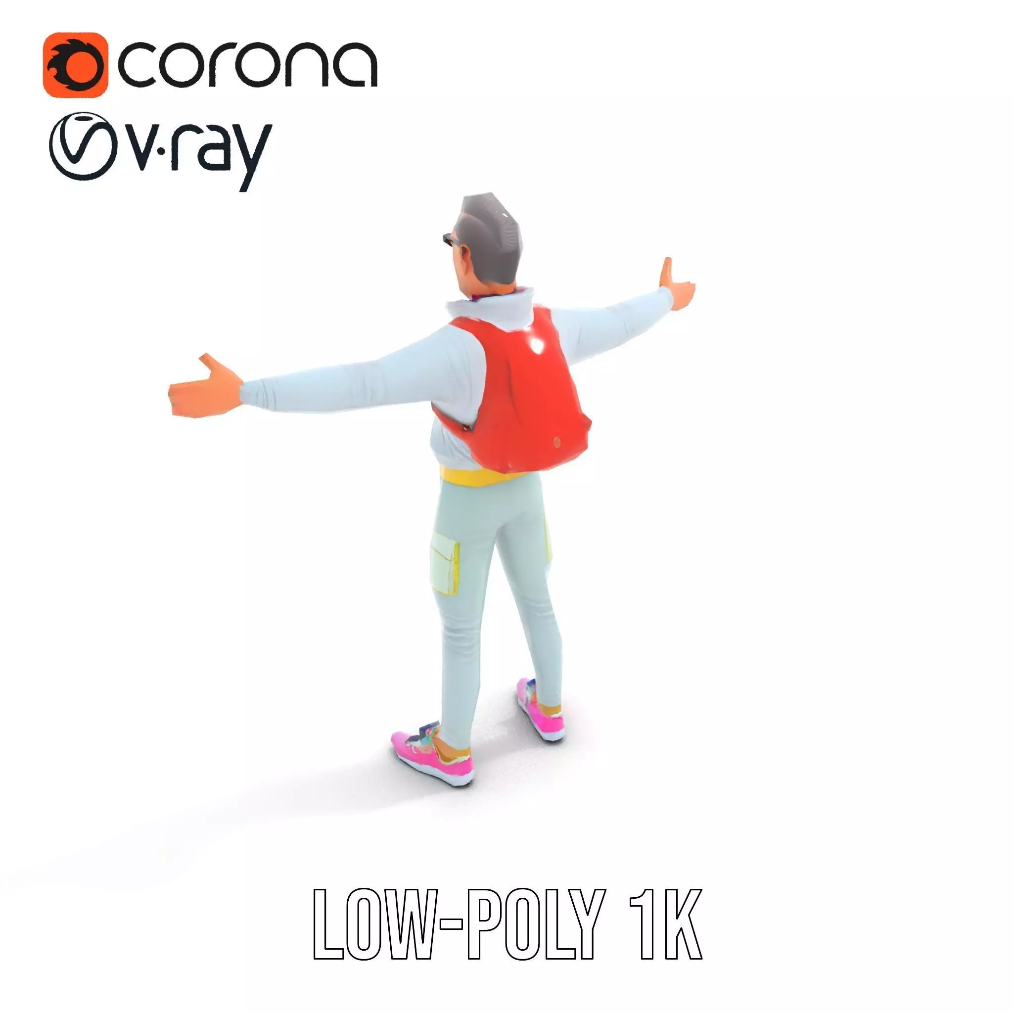 Cool Urban Style model pack Low-poly 3D model_9