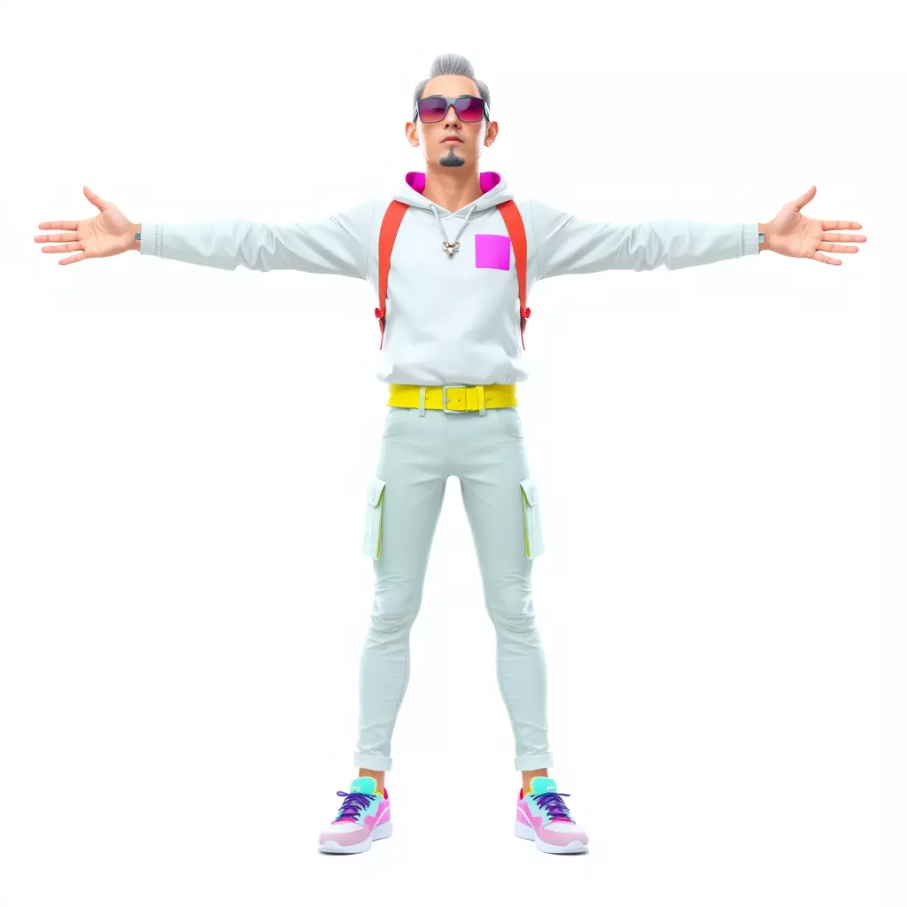 Cool Urban Style model pack Low-poly 3D model_3