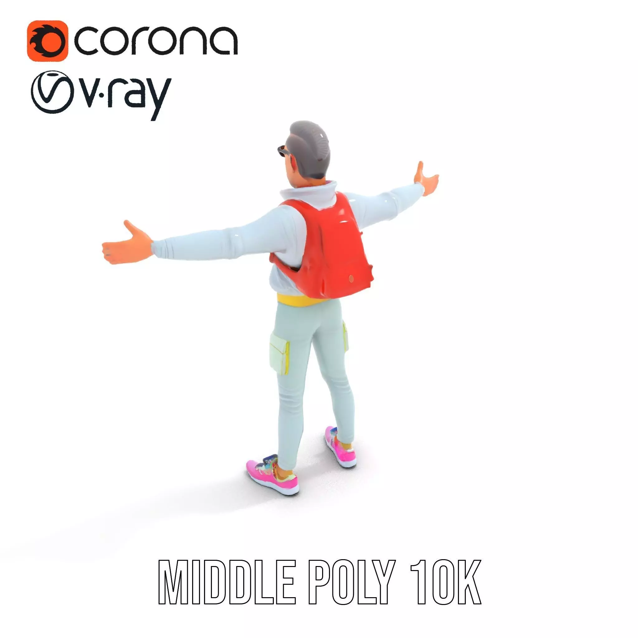 Cool Urban Style model pack Low-poly 3D model_10