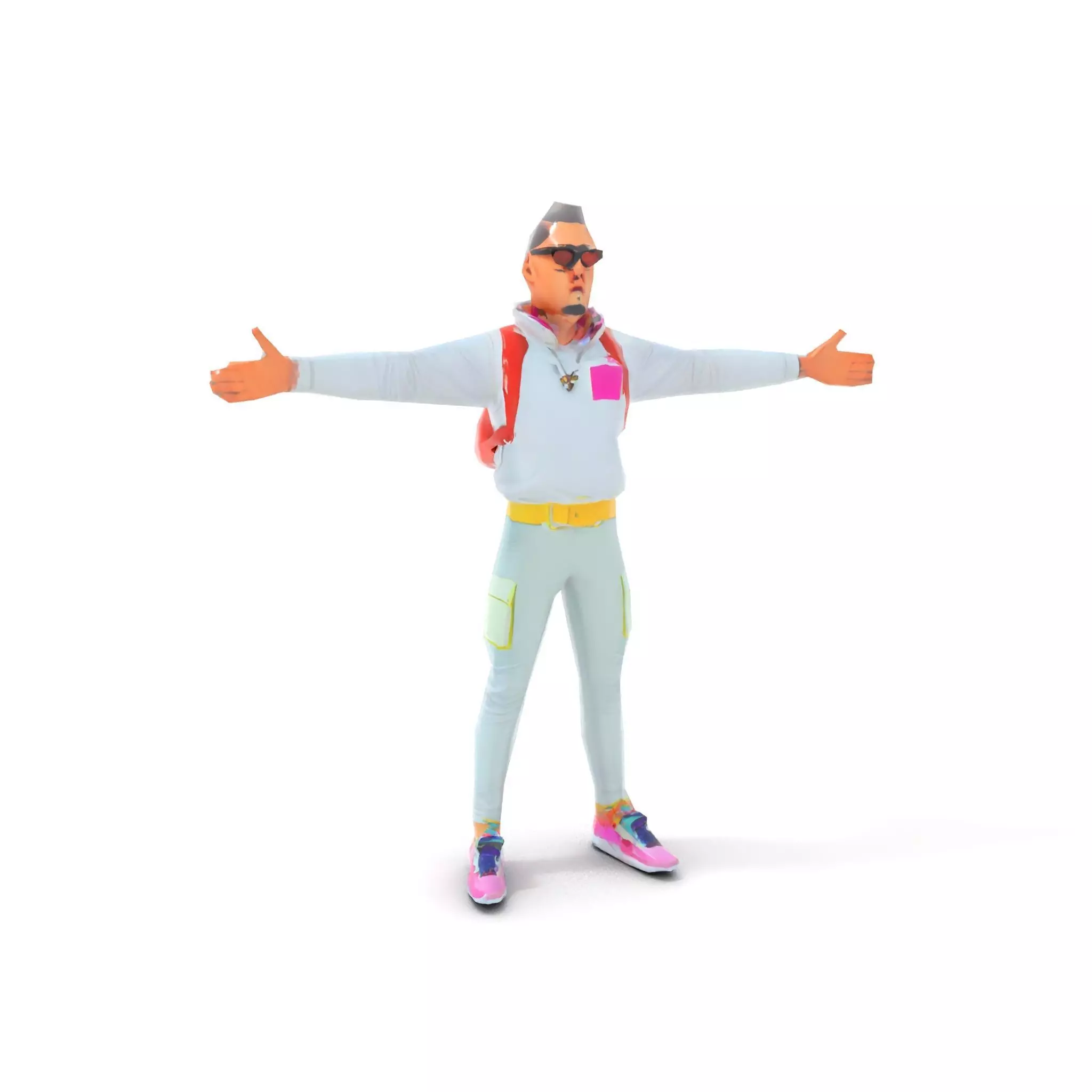 Cool Urban Style model pack Low-poly 3D model_19