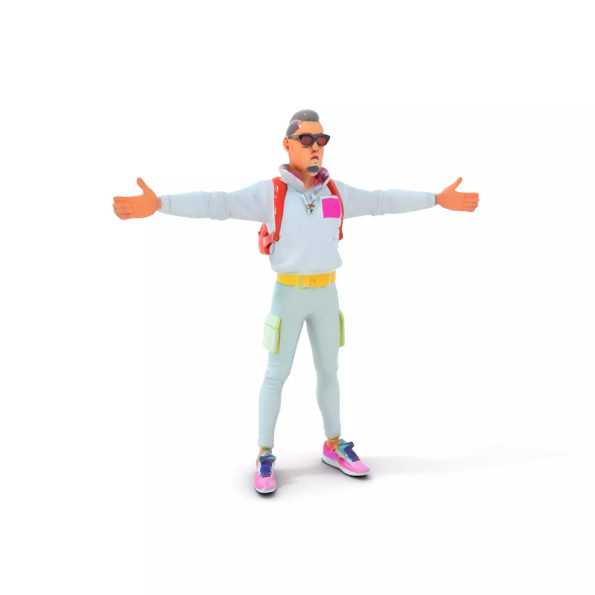 Cool Urban Style model pack Low-poly 3D model_0