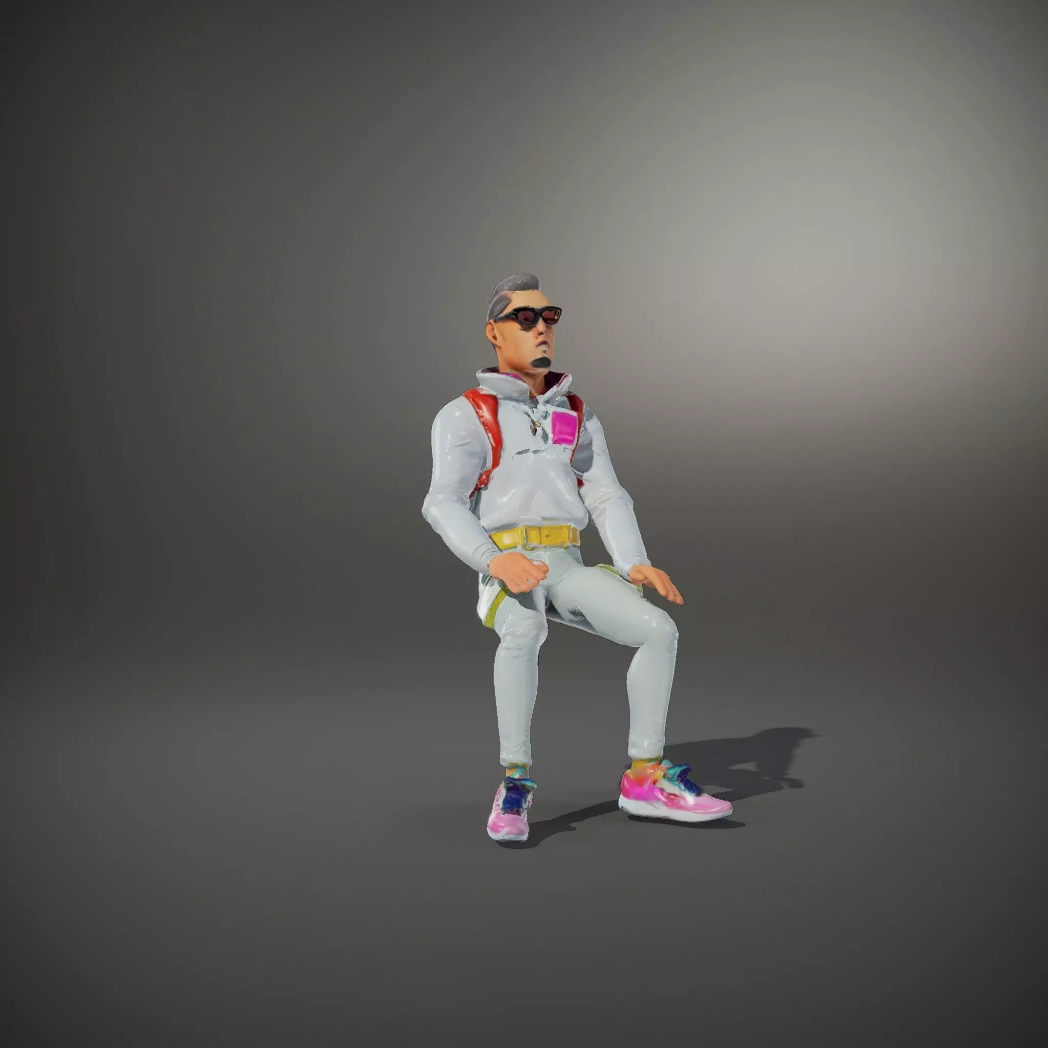 Cool Urban Style model pack Low-poly 3D model_35