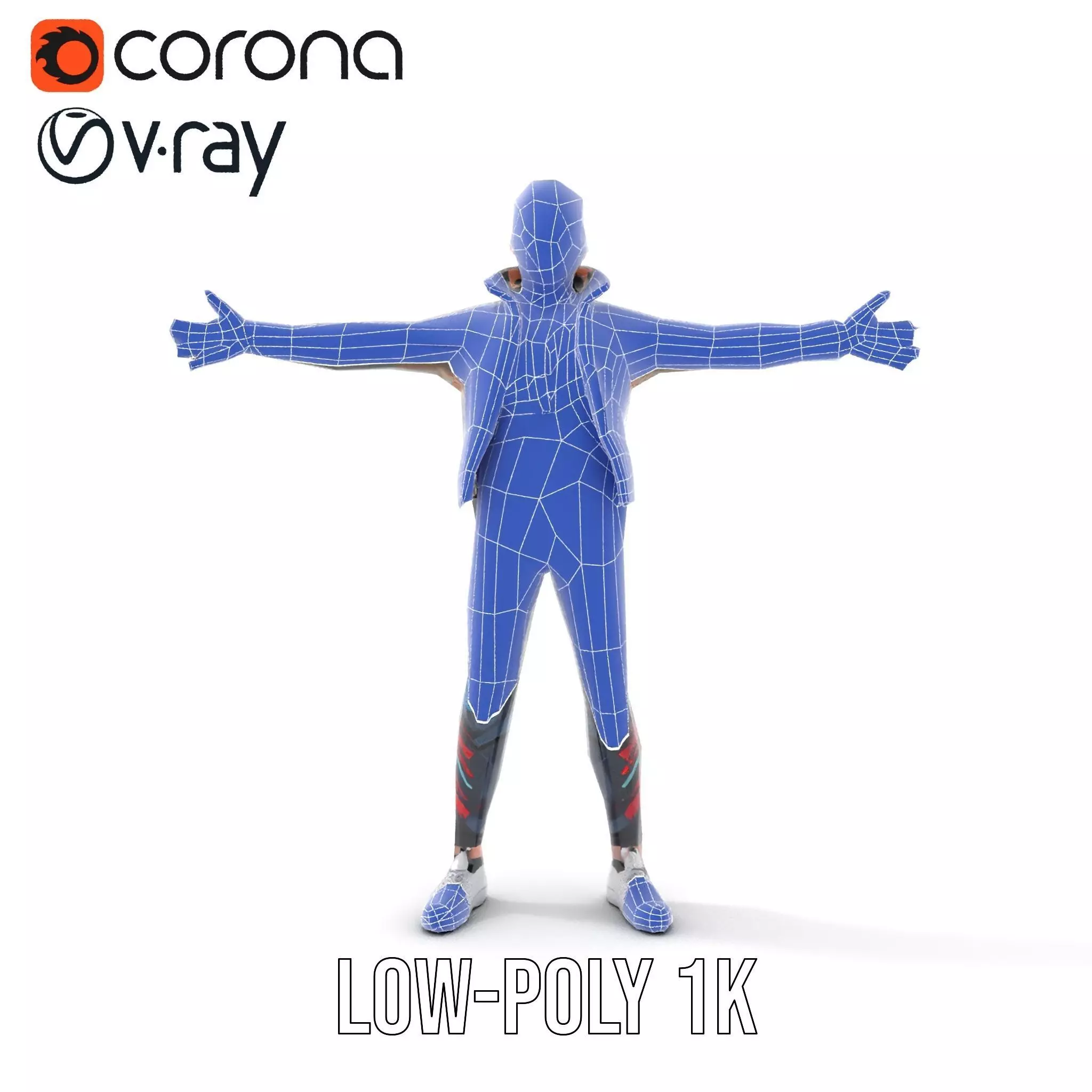 Sleek Urban Outfit model pack Low-poly 3D model_28