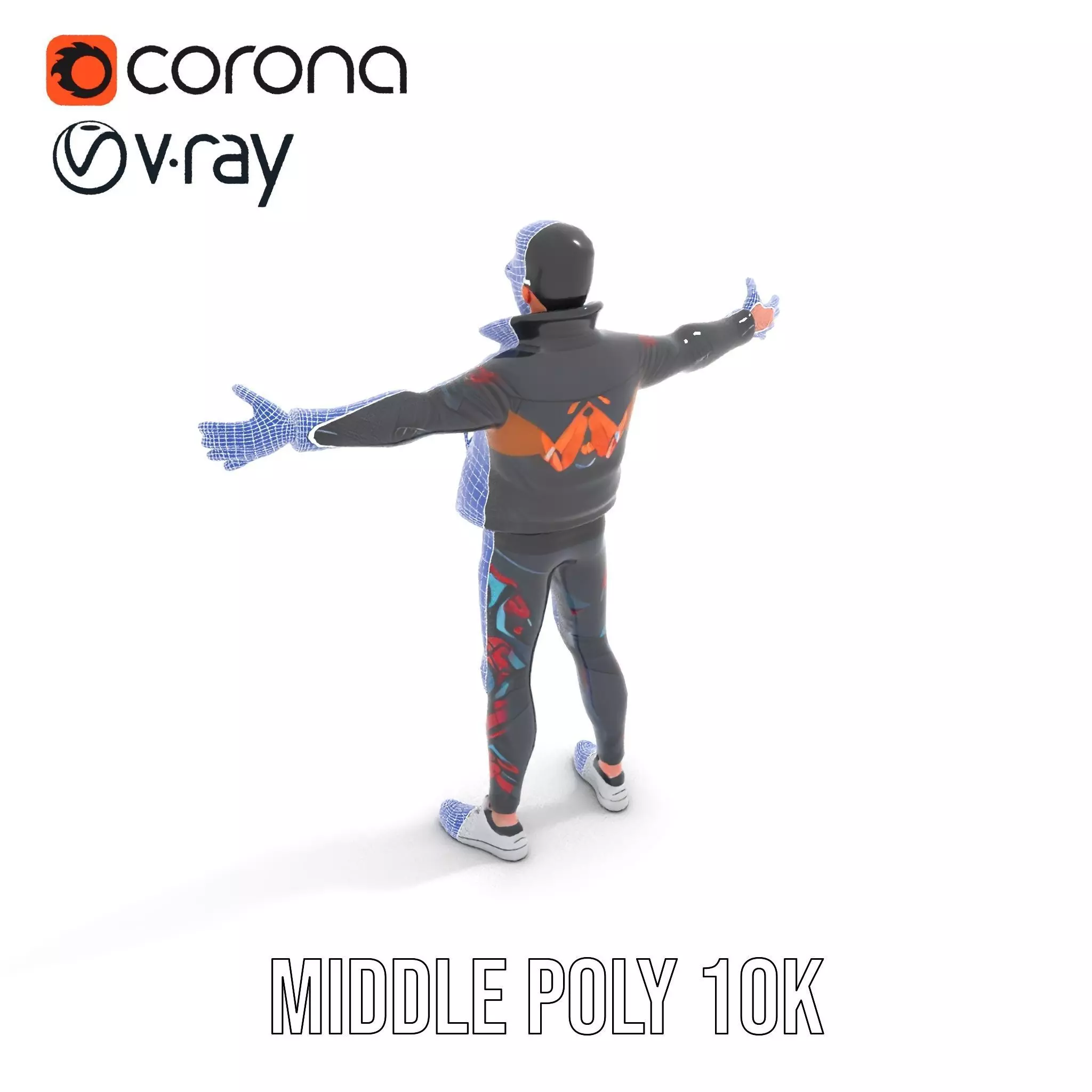 Sleek Urban Outfit model pack Low-poly 3D model_16