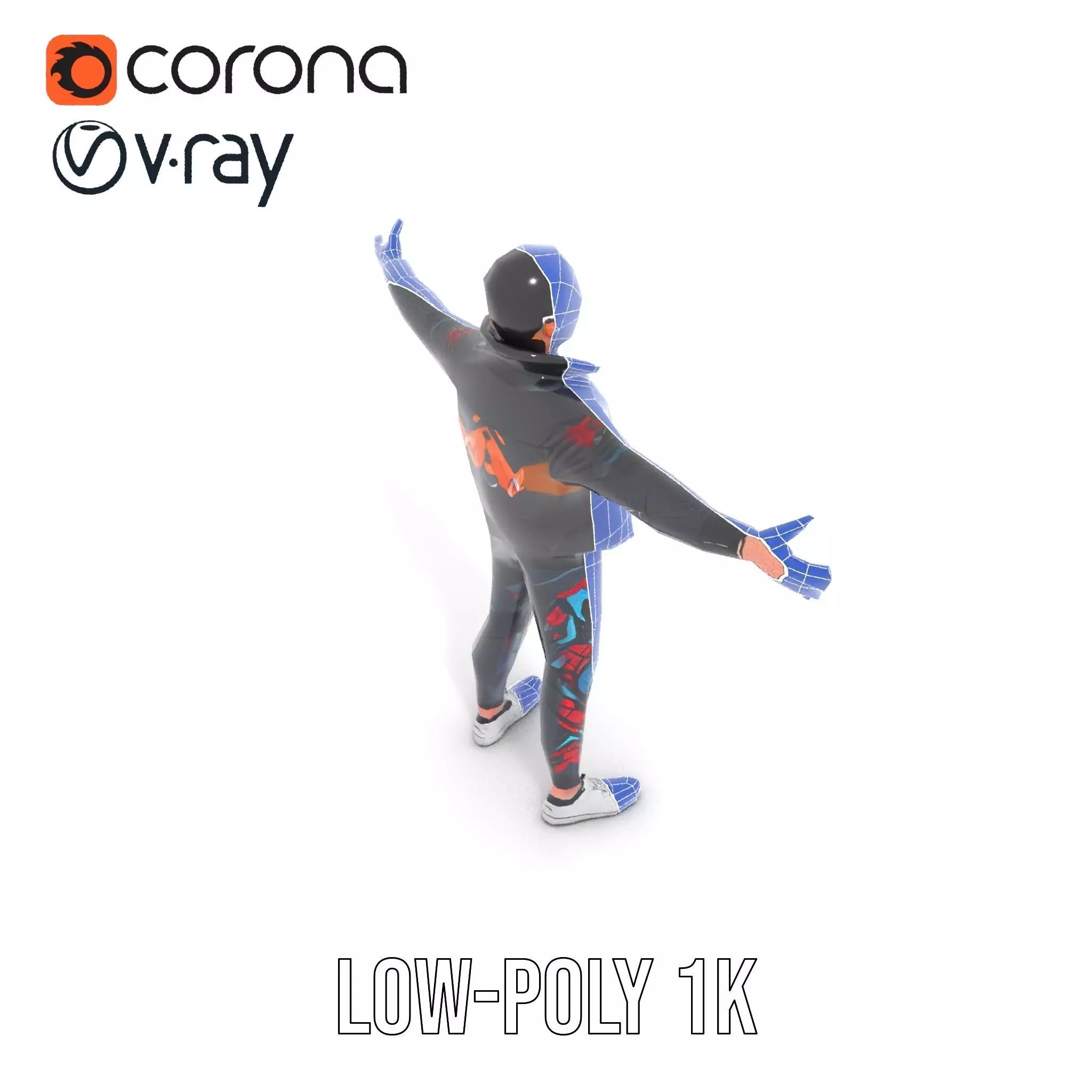 Sleek Urban Outfit model pack Low-poly 3D model_31