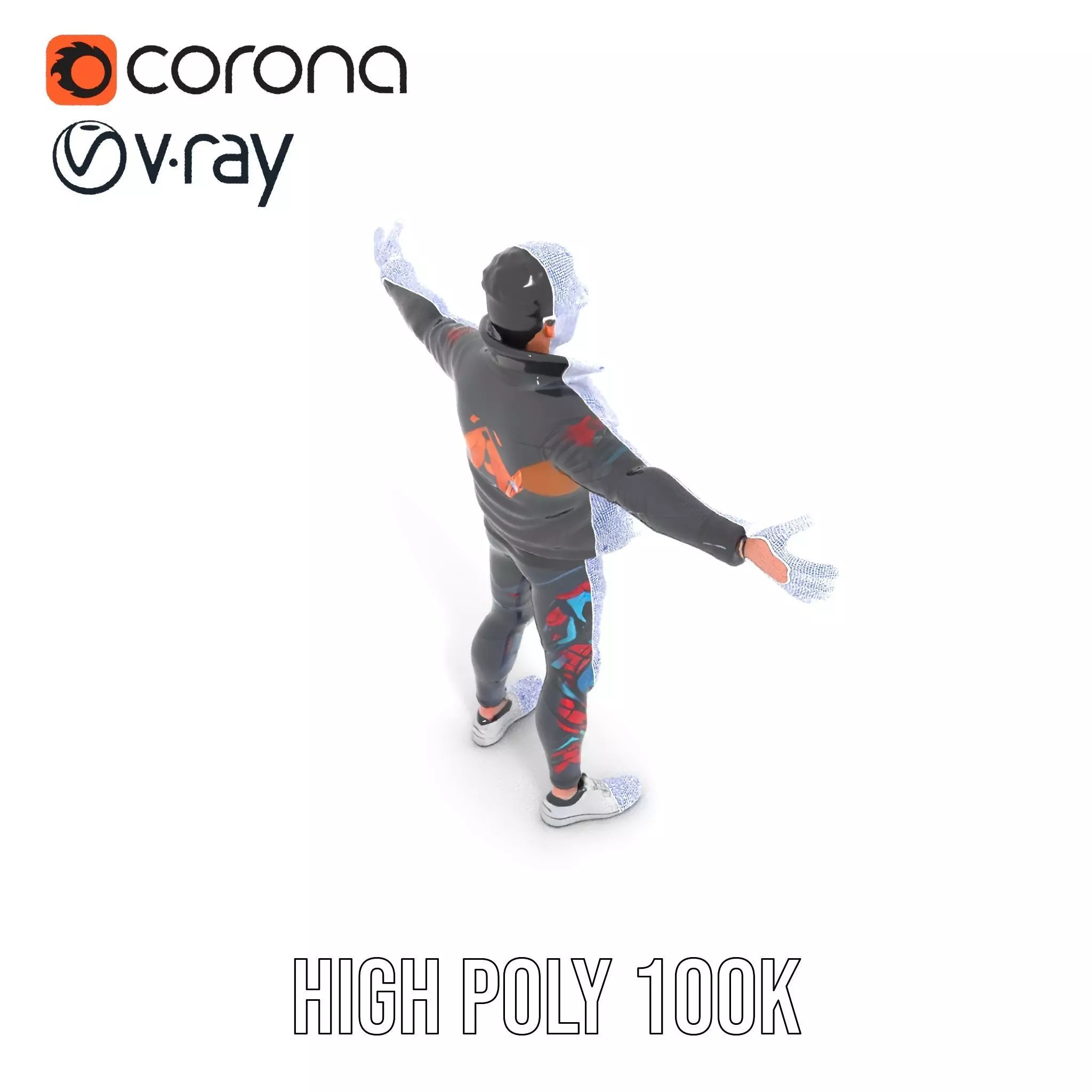 Sleek Urban Outfit model pack Low-poly 3D model_33