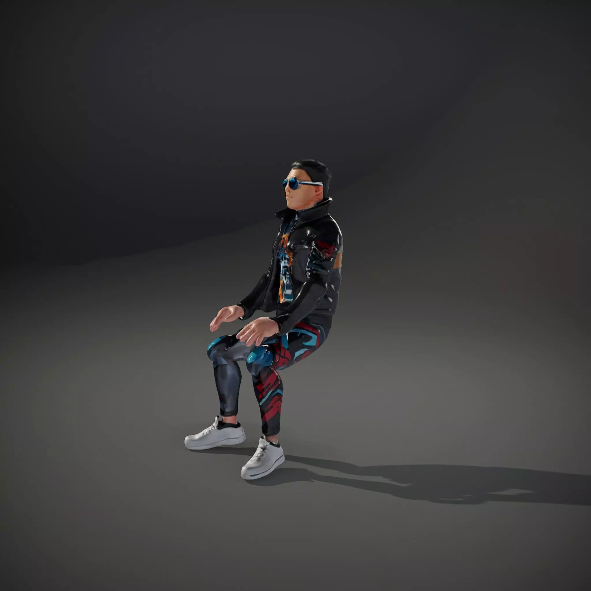 Sleek Urban Outfit model pack Low-poly 3D model_35