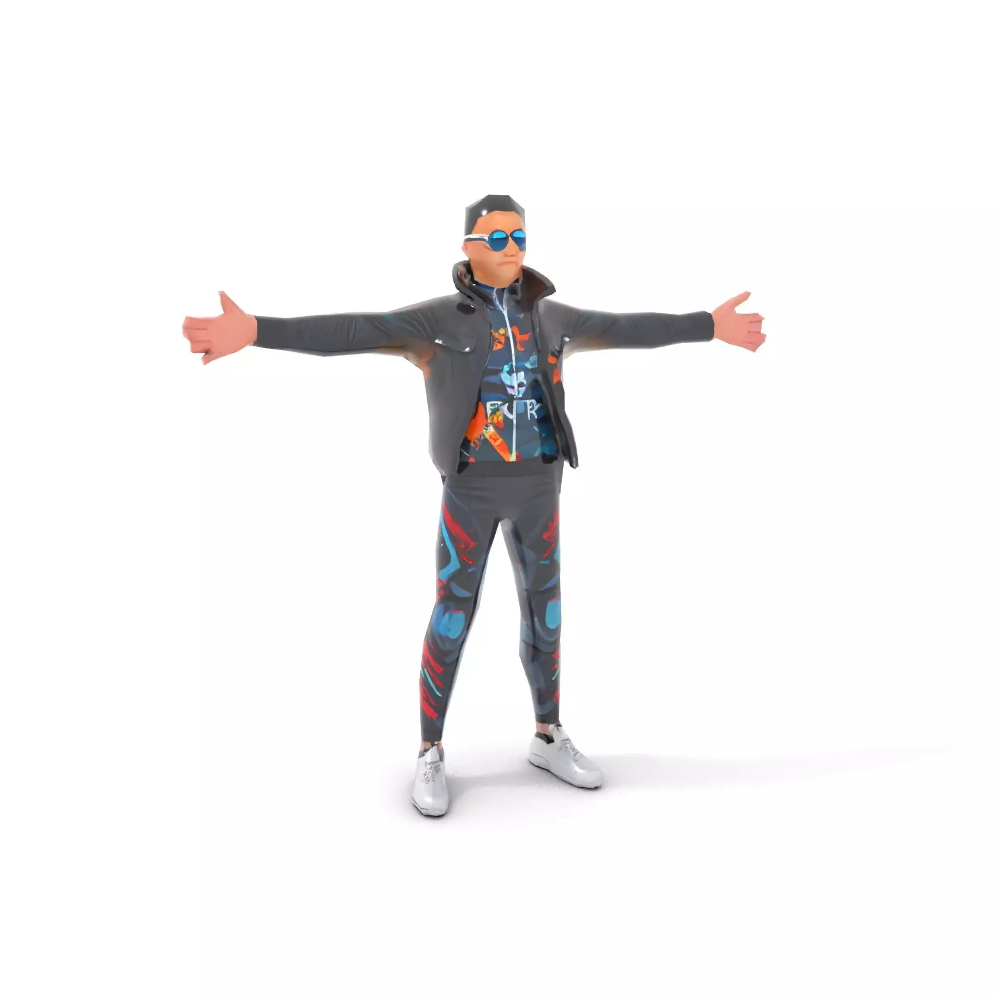 Sleek Urban Outfit model pack Low-poly 3D model_8