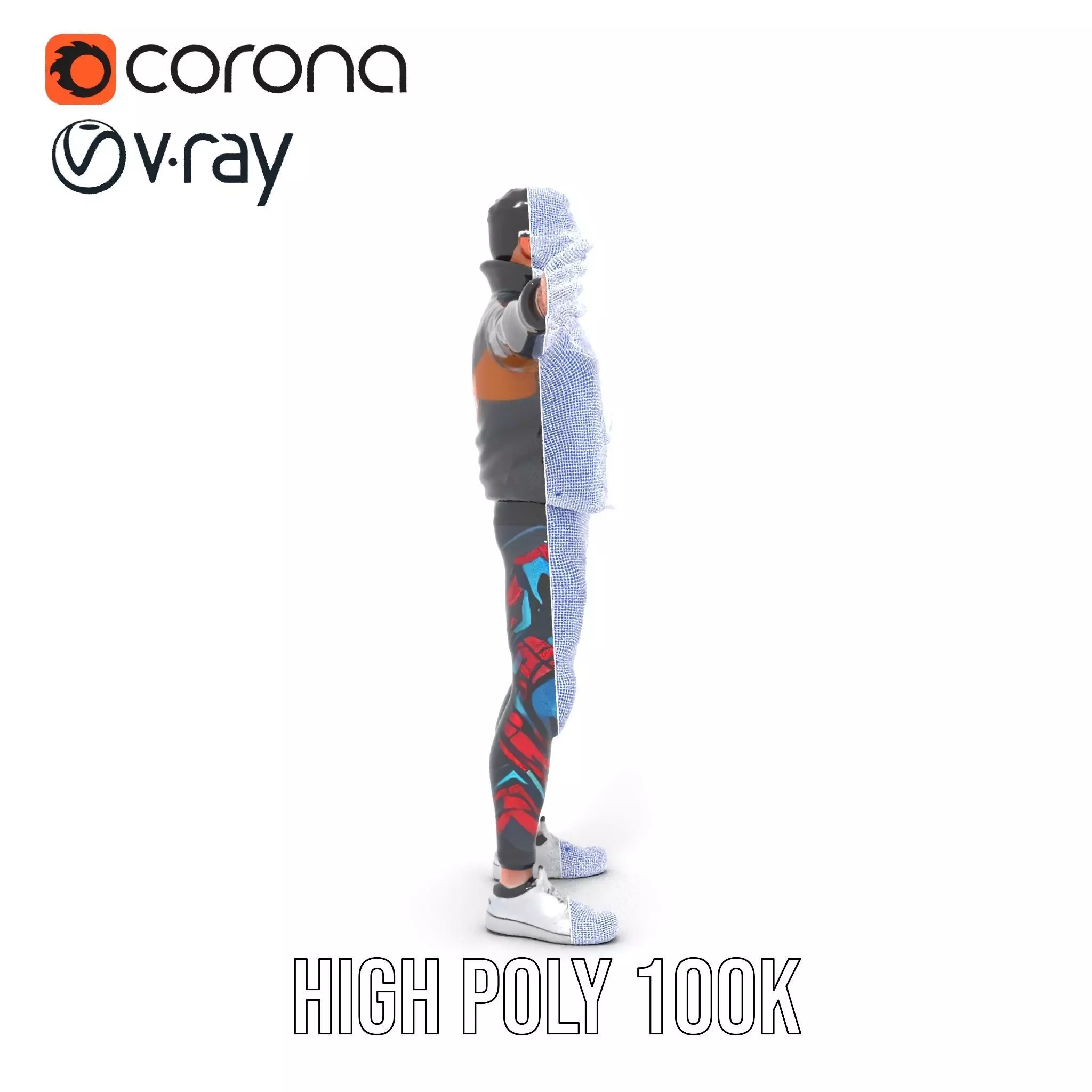 Sleek Urban Outfit model pack Low-poly 3D model_32