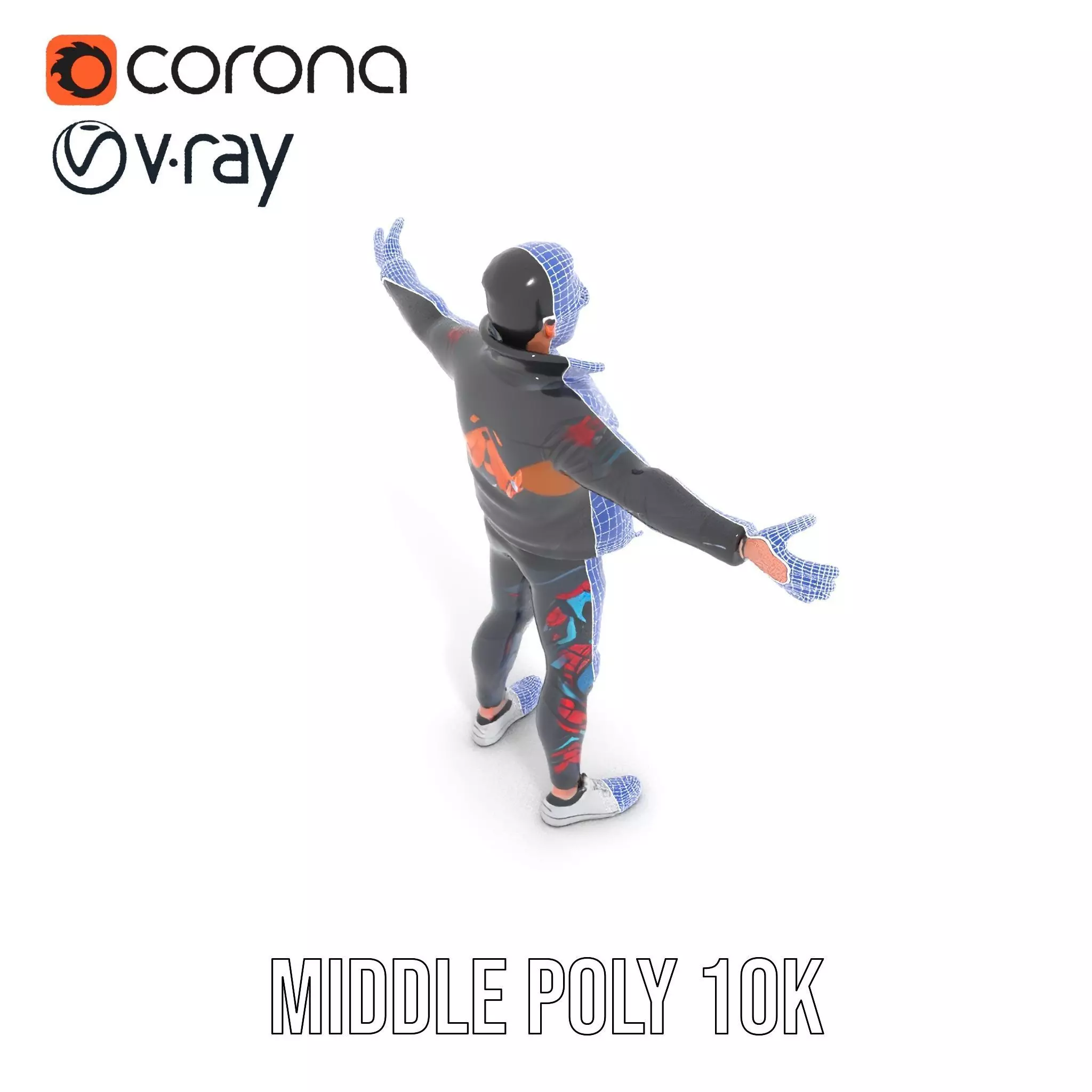 Sleek Urban Outfit model pack Low-poly 3D model_30