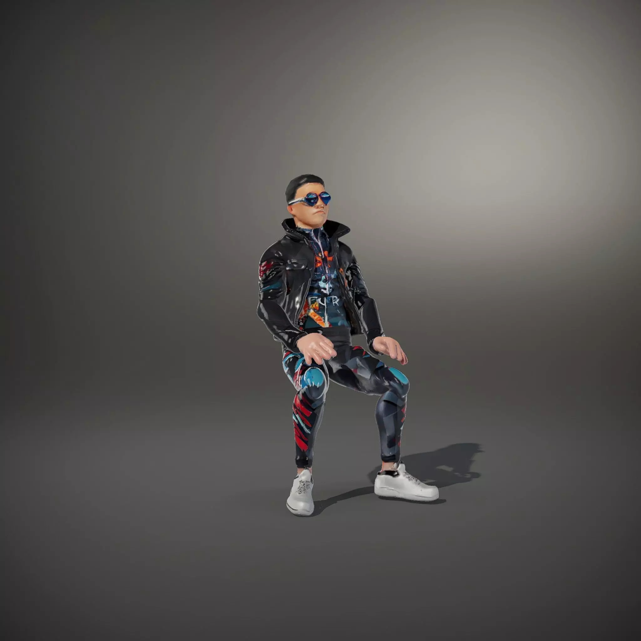 Sleek Urban Outfit model pack Low-poly 3D model_34