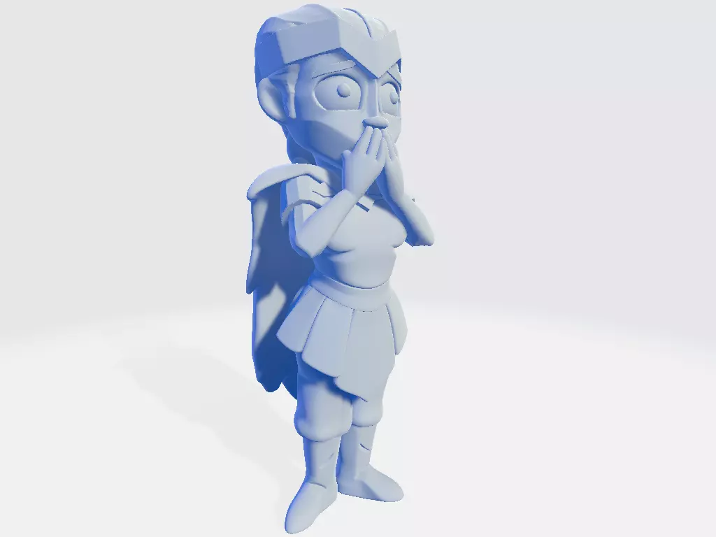 CoC Royal Cartoon Champion 3D print model_1