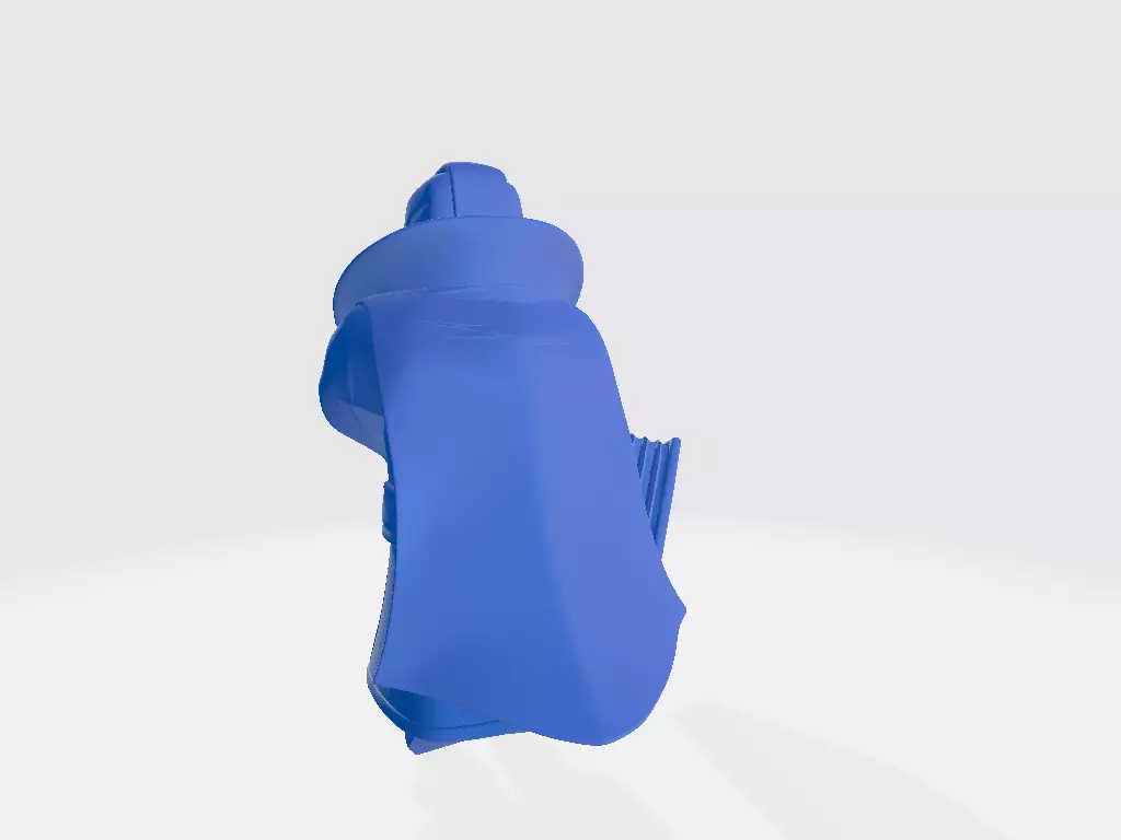 CoC Cartoon Wizard 3D print model_3