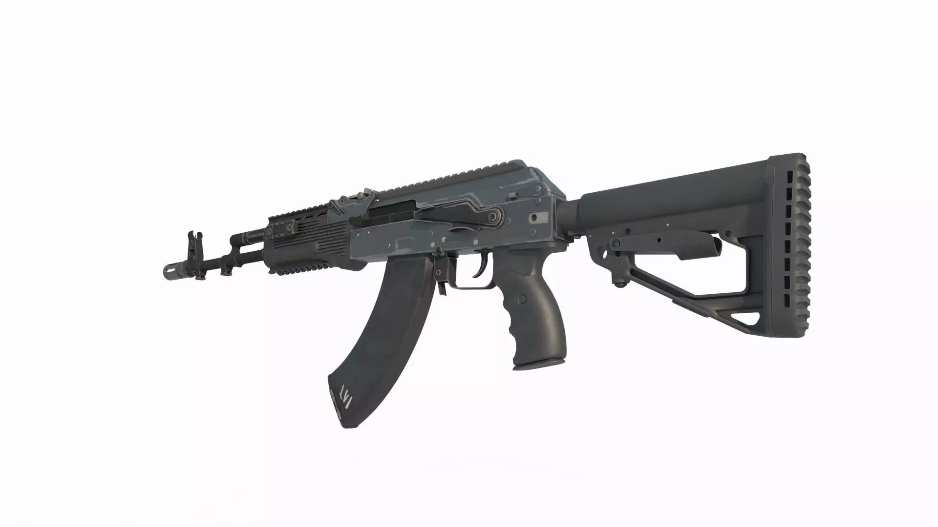 Modern Weapons Rifles new AK 3D model_1