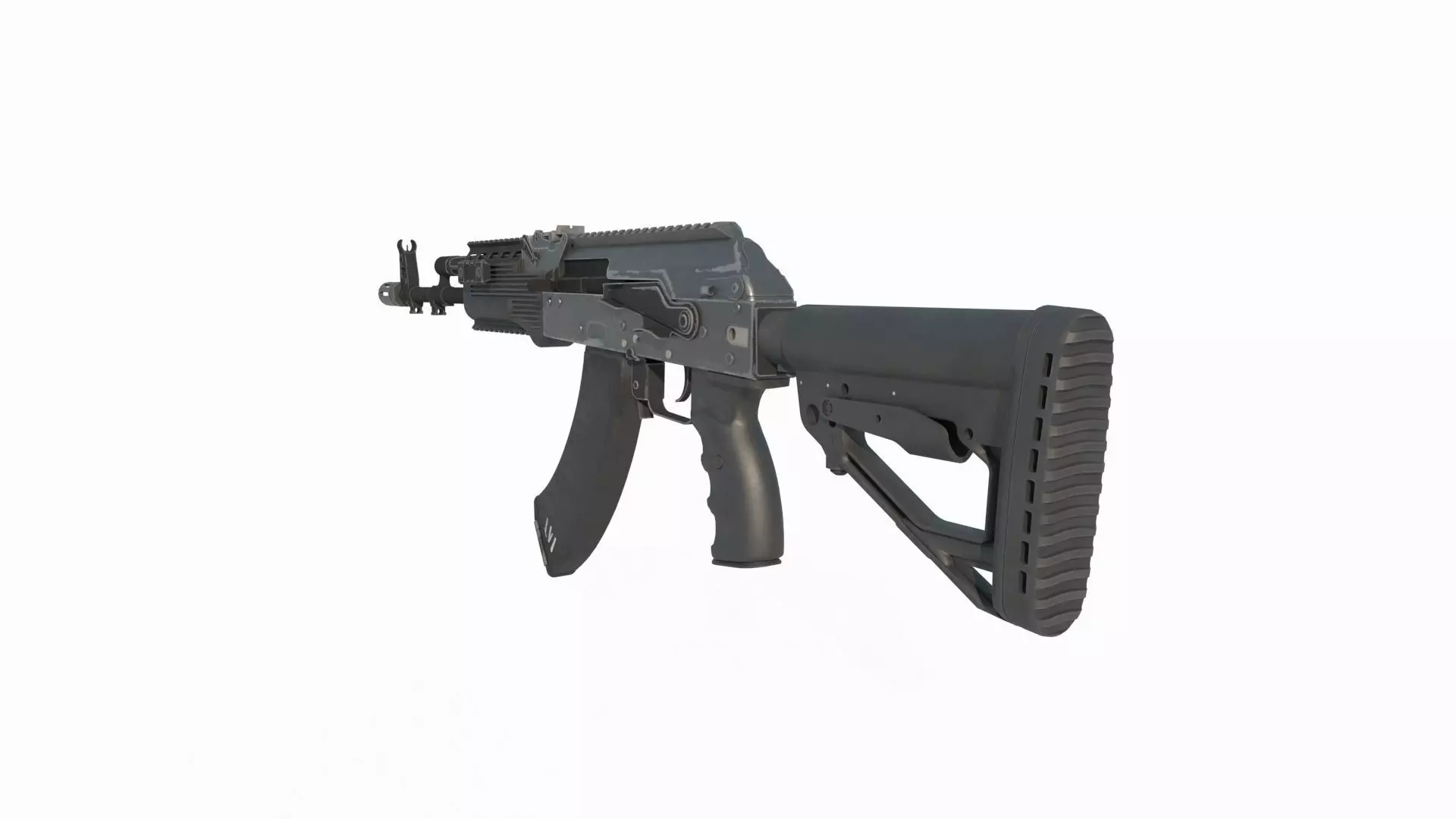 Modern Weapons Rifles new AK 3D model_7