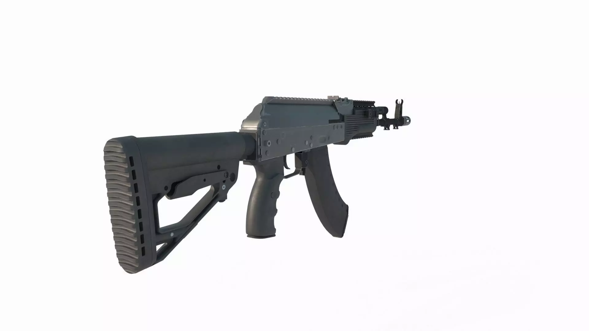 Modern Weapons Rifles new AK 3D model_8