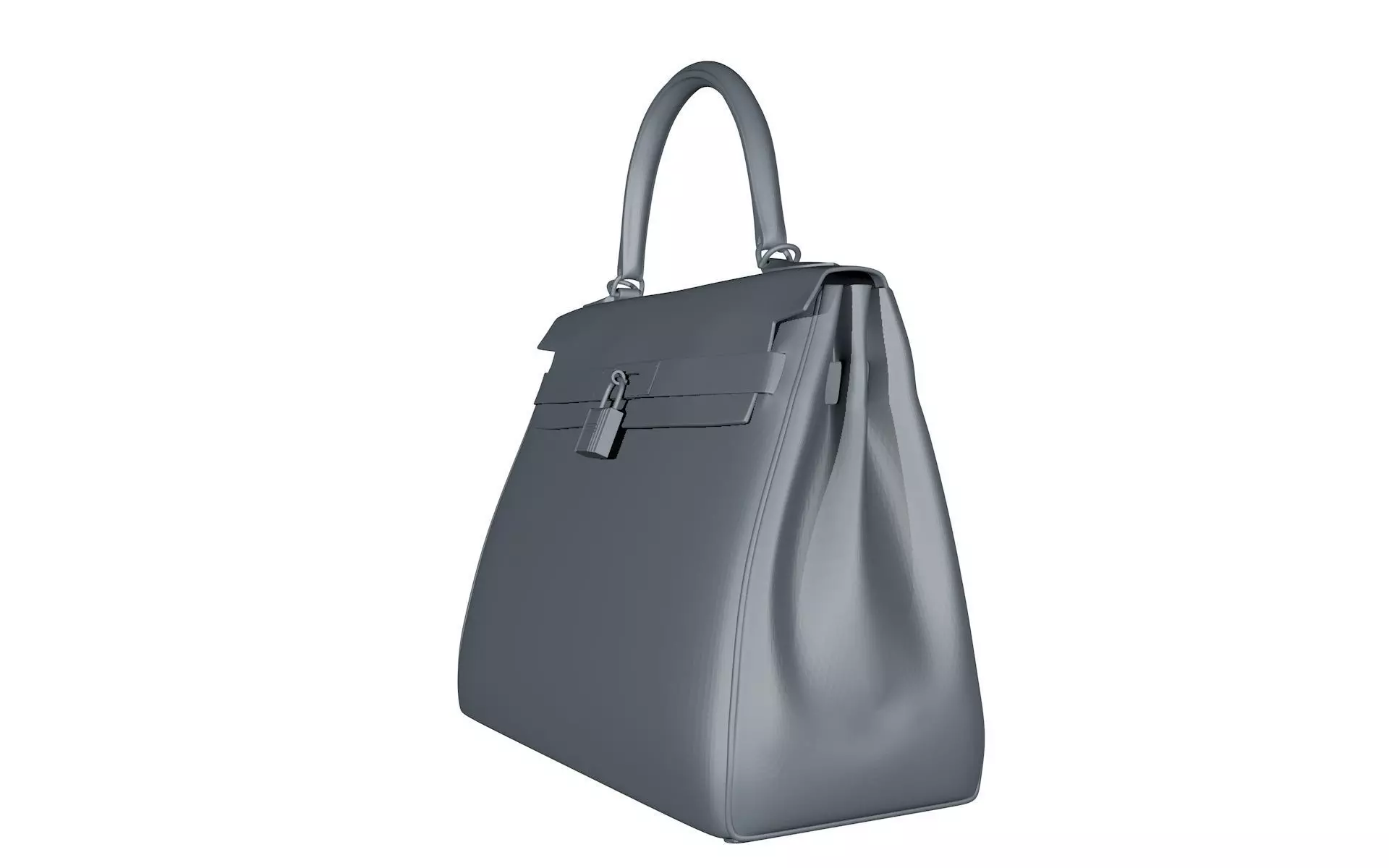 Handbag Kelly  3D print model_7