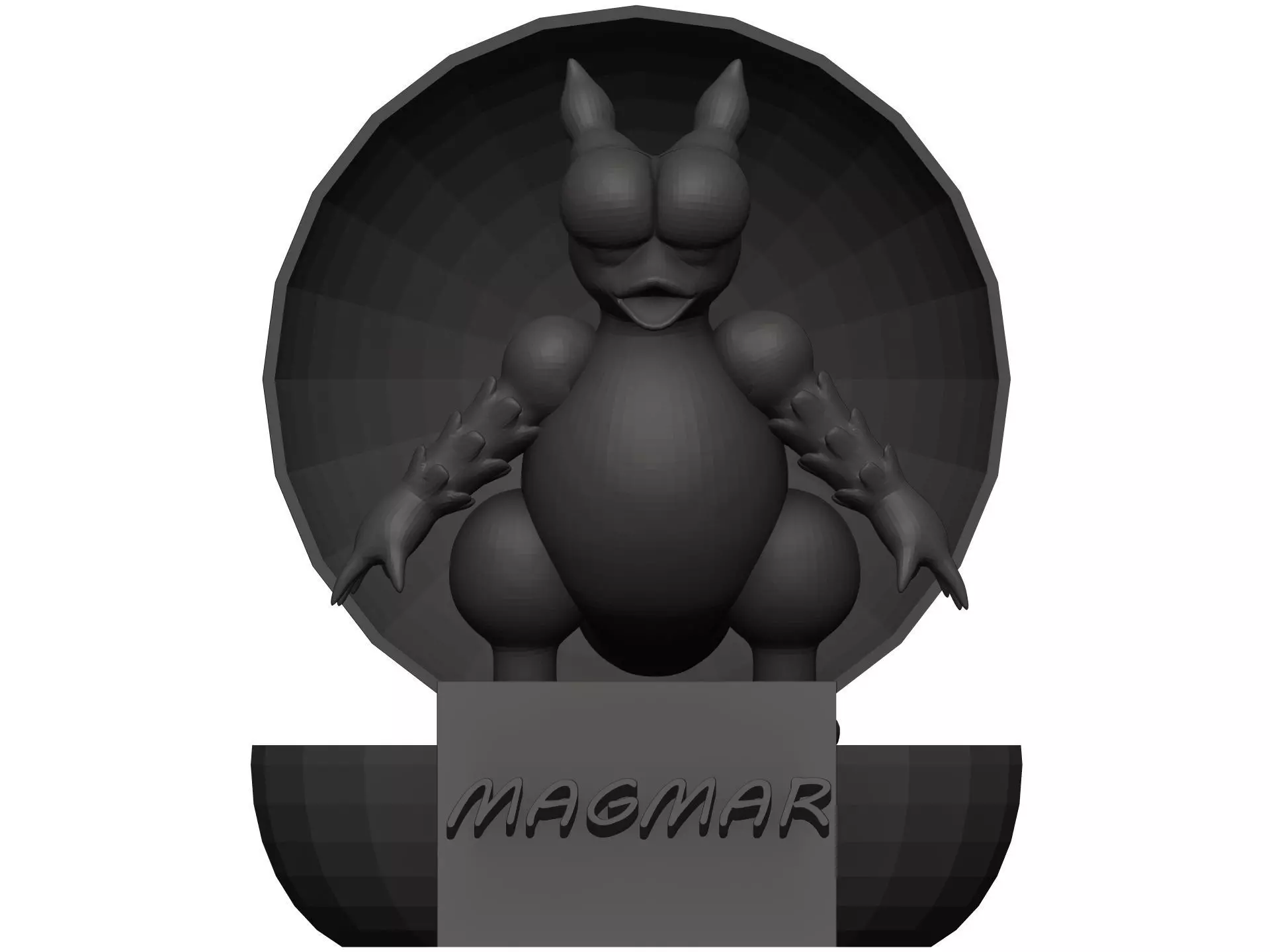 Magmar 3D print model_0