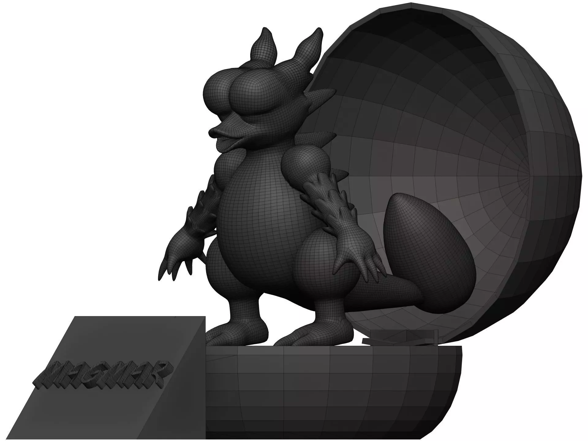 Magmar 3D print model_1