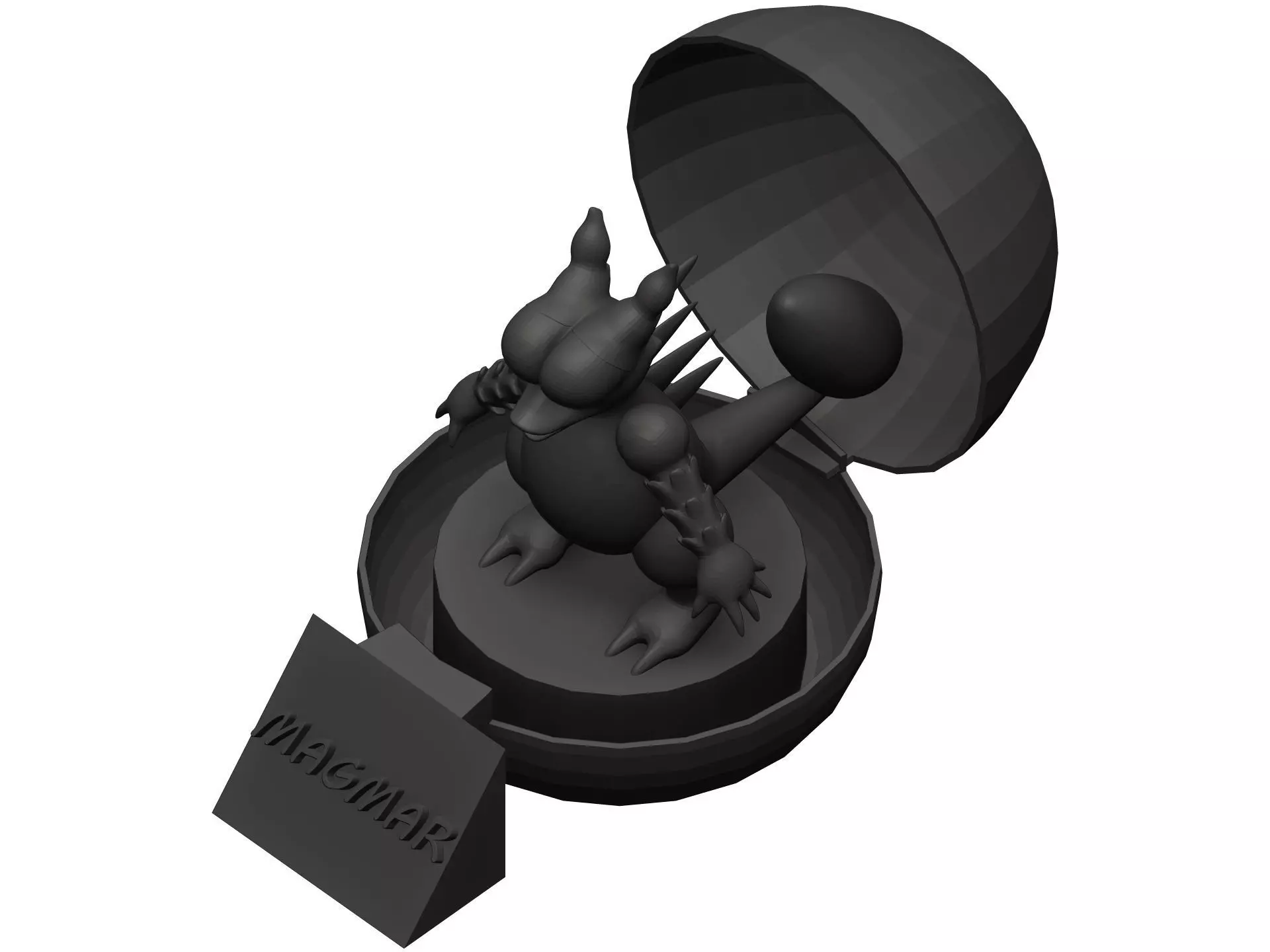 Magmar 3D print model_8