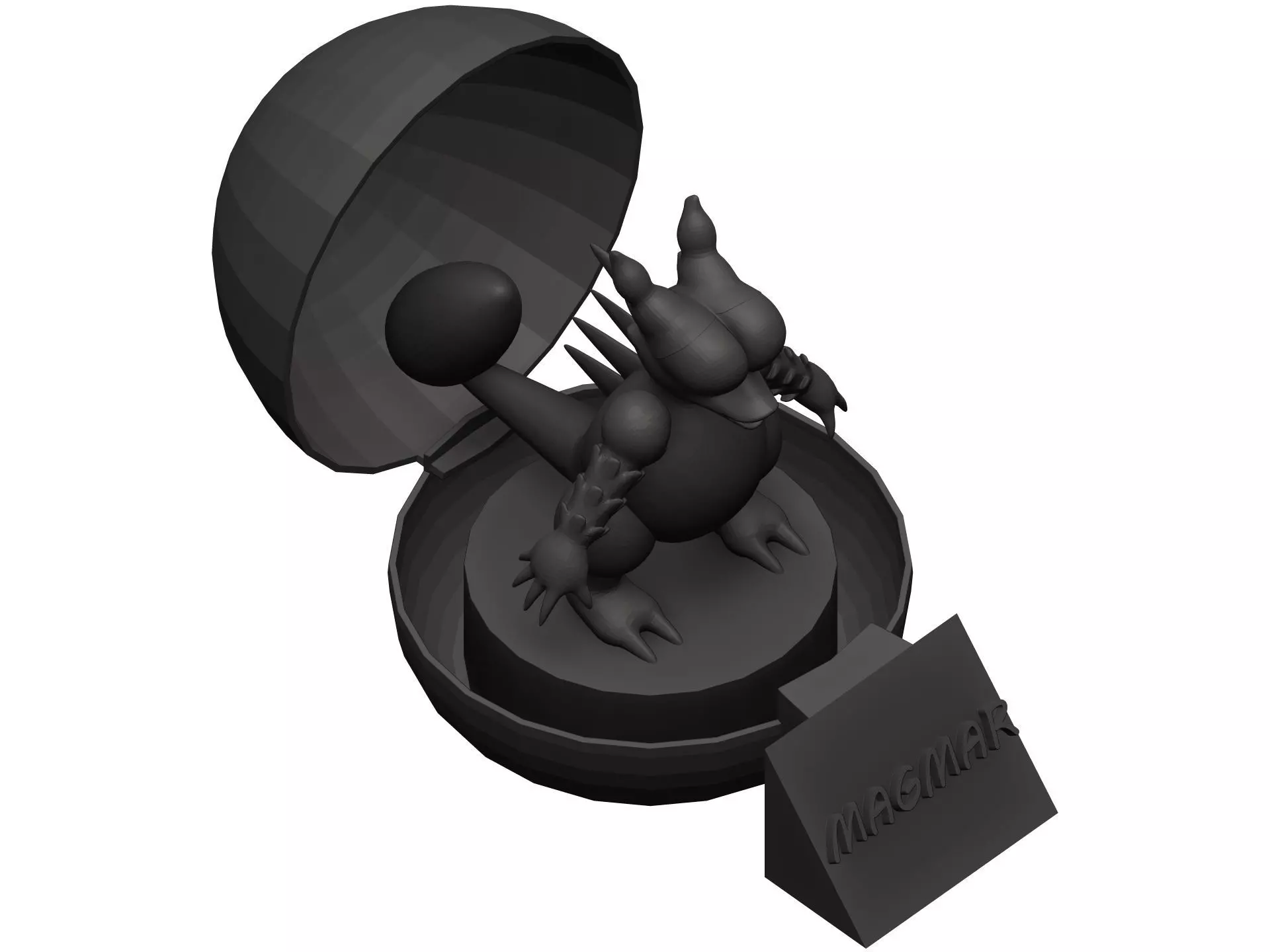 Magmar 3D print model_9