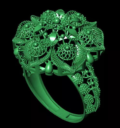 Rings 3D print model_2