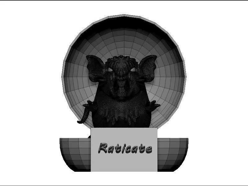 Raticate 3D print model_11