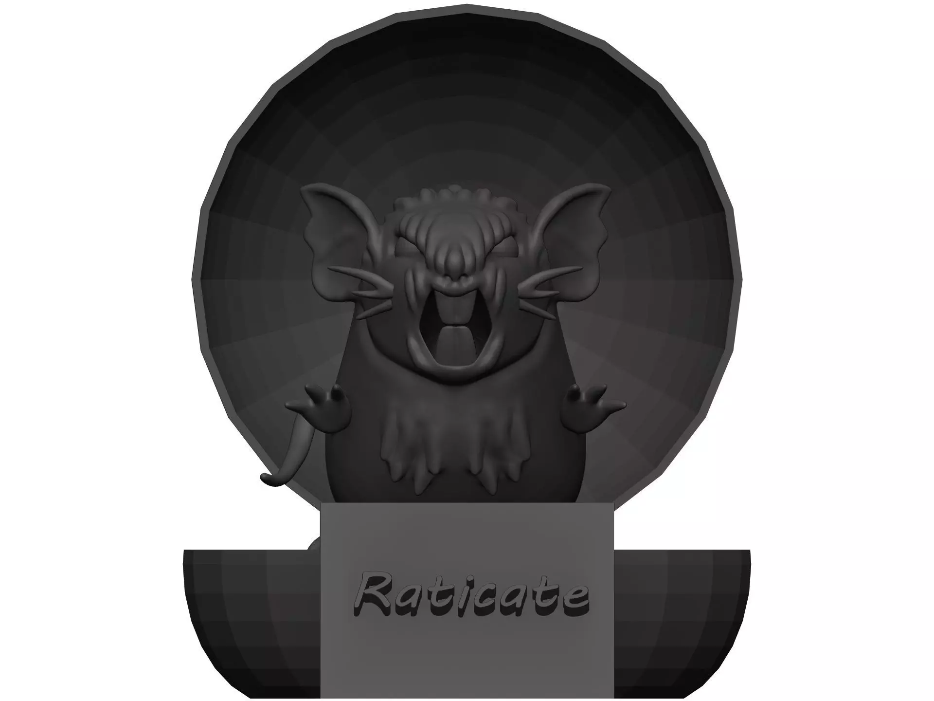 Raticate 3D print model_0