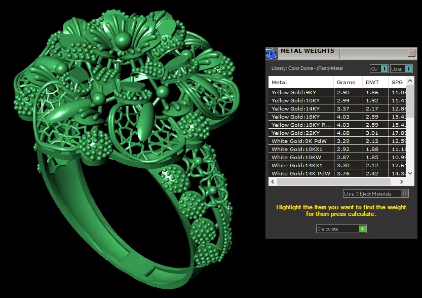 Rings 3D print model_3