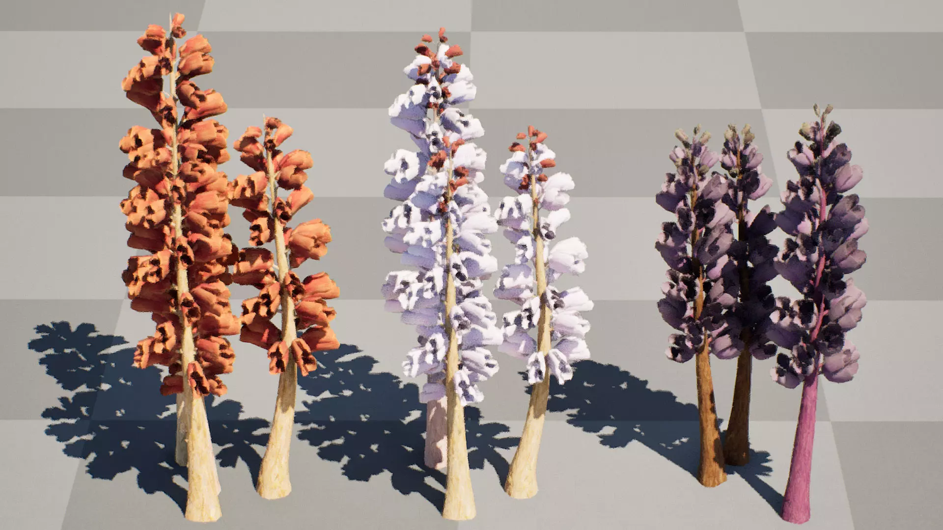 British Thyme Broomrape 3D Model Low-poly 3D model_10