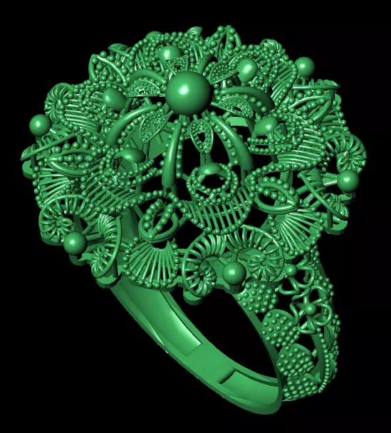 Rings 3D print model_2