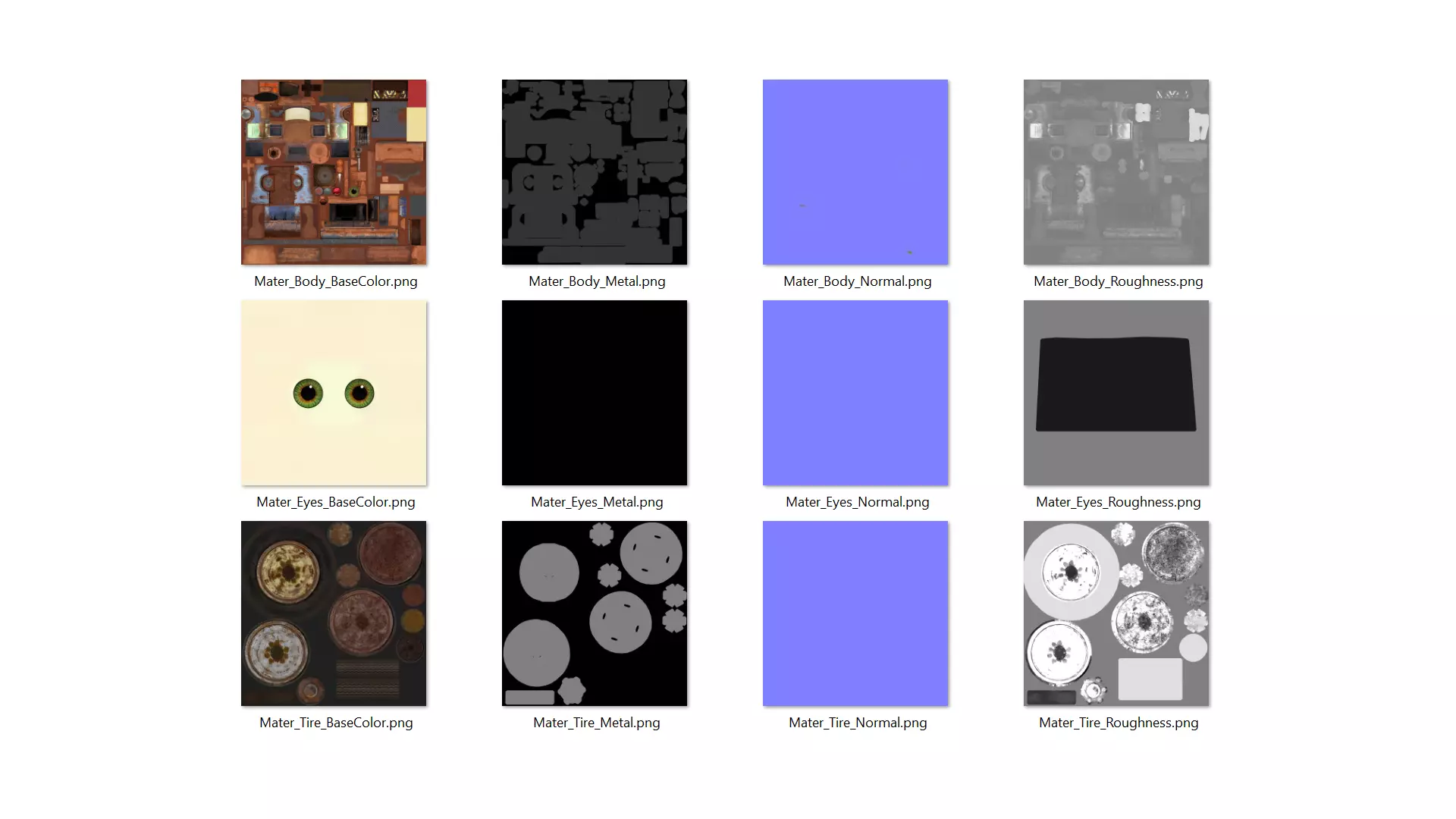 Sir Tow Mater Low-poly 3D model_8