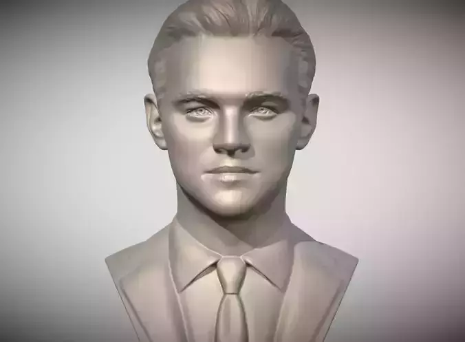 Leonardo DiCaprio from Titanic bust for 3D printing