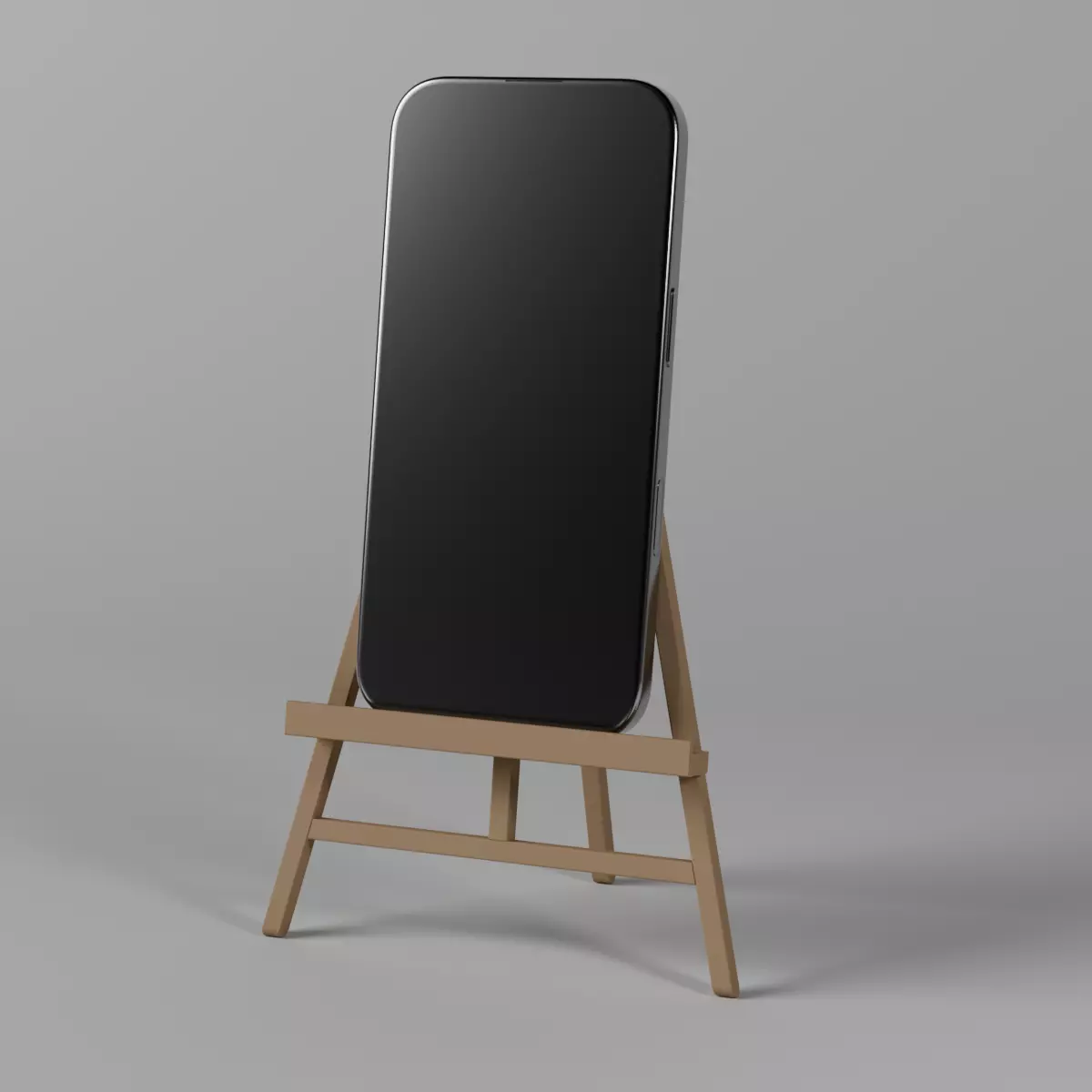 iPhone 16 Pro Artist Easel Phone Stand 3D print model_3