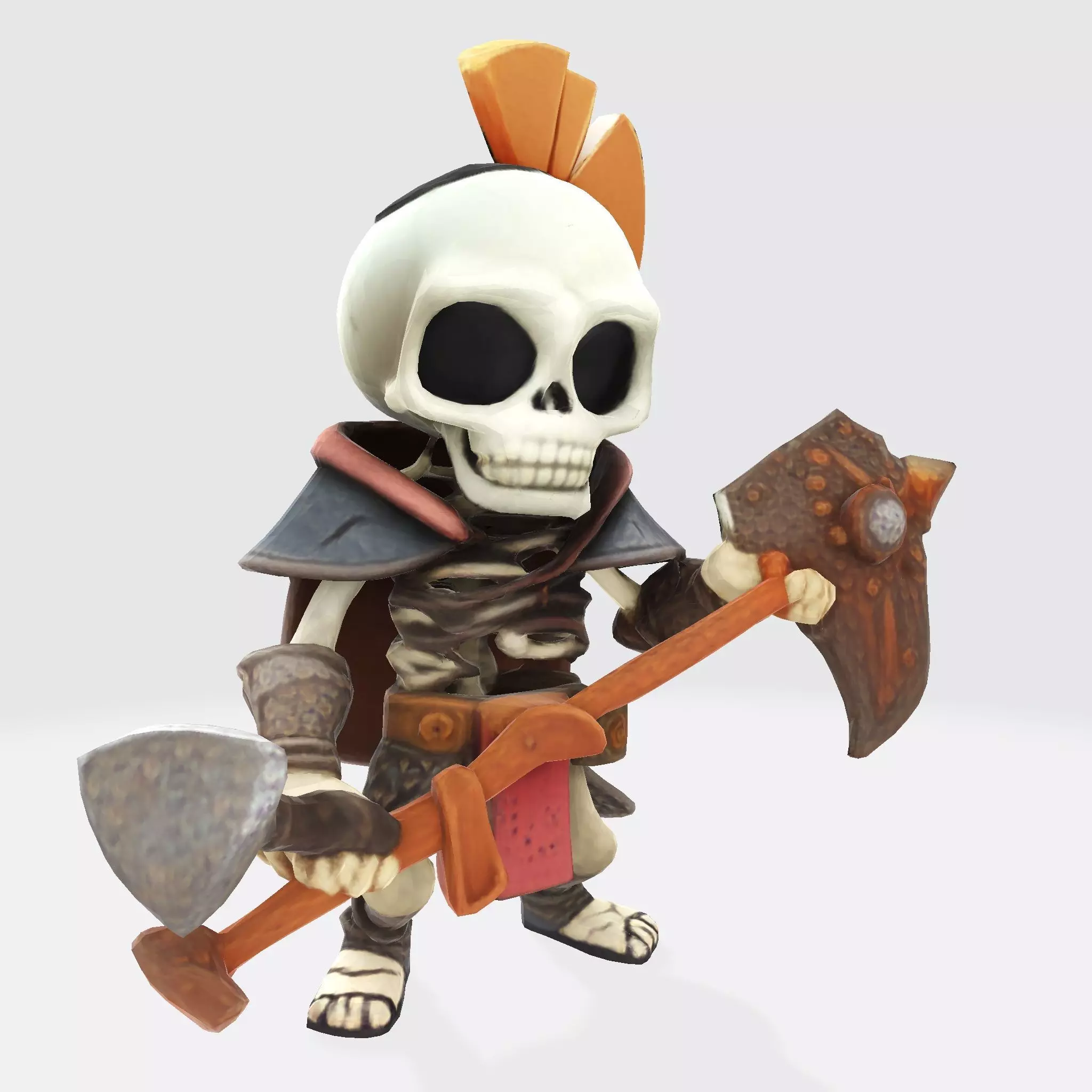Cute Skeleton Warrior Norman for Print 3D print model_1