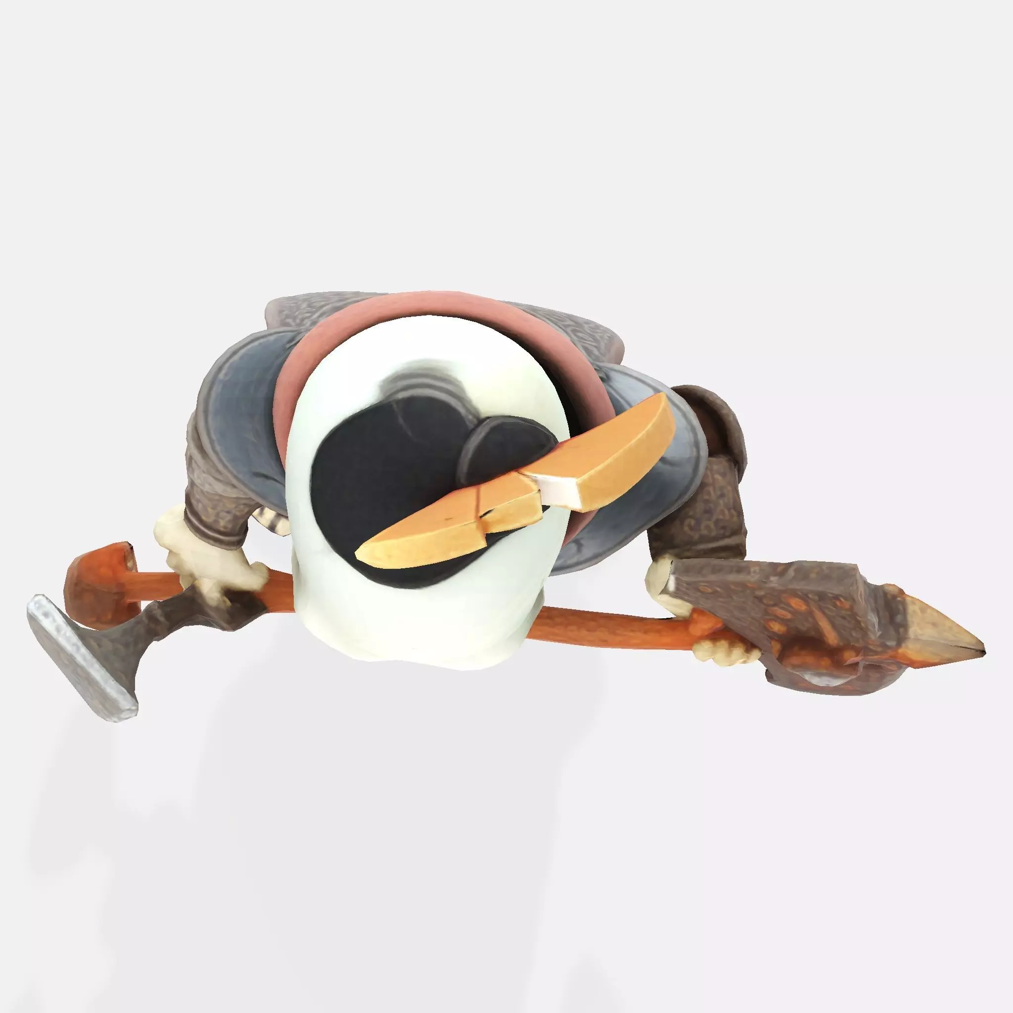 Cute Skeleton Warrior Norman for Print 3D print model_16