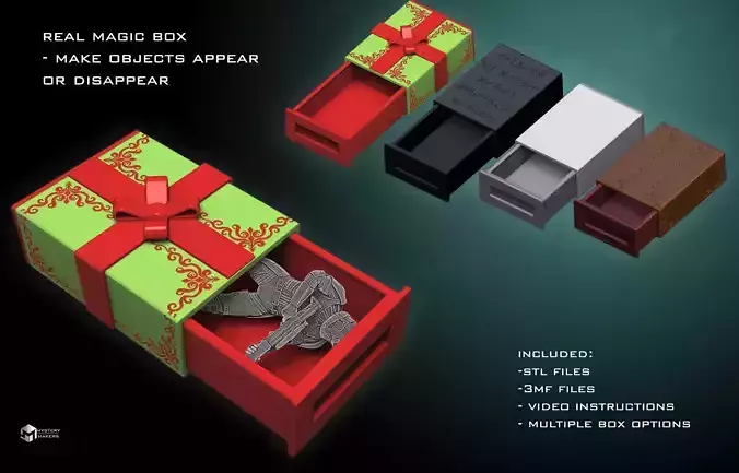 MysteryMakers Magic box appear and vanish objects