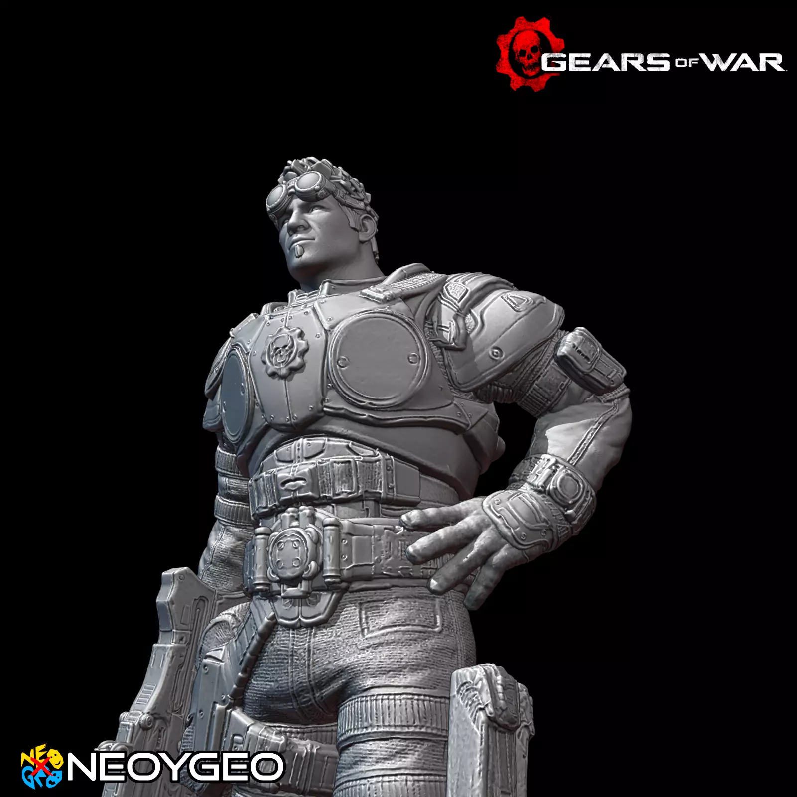 DAMON BAIRD - GEARS OF WAR Free 3D print model