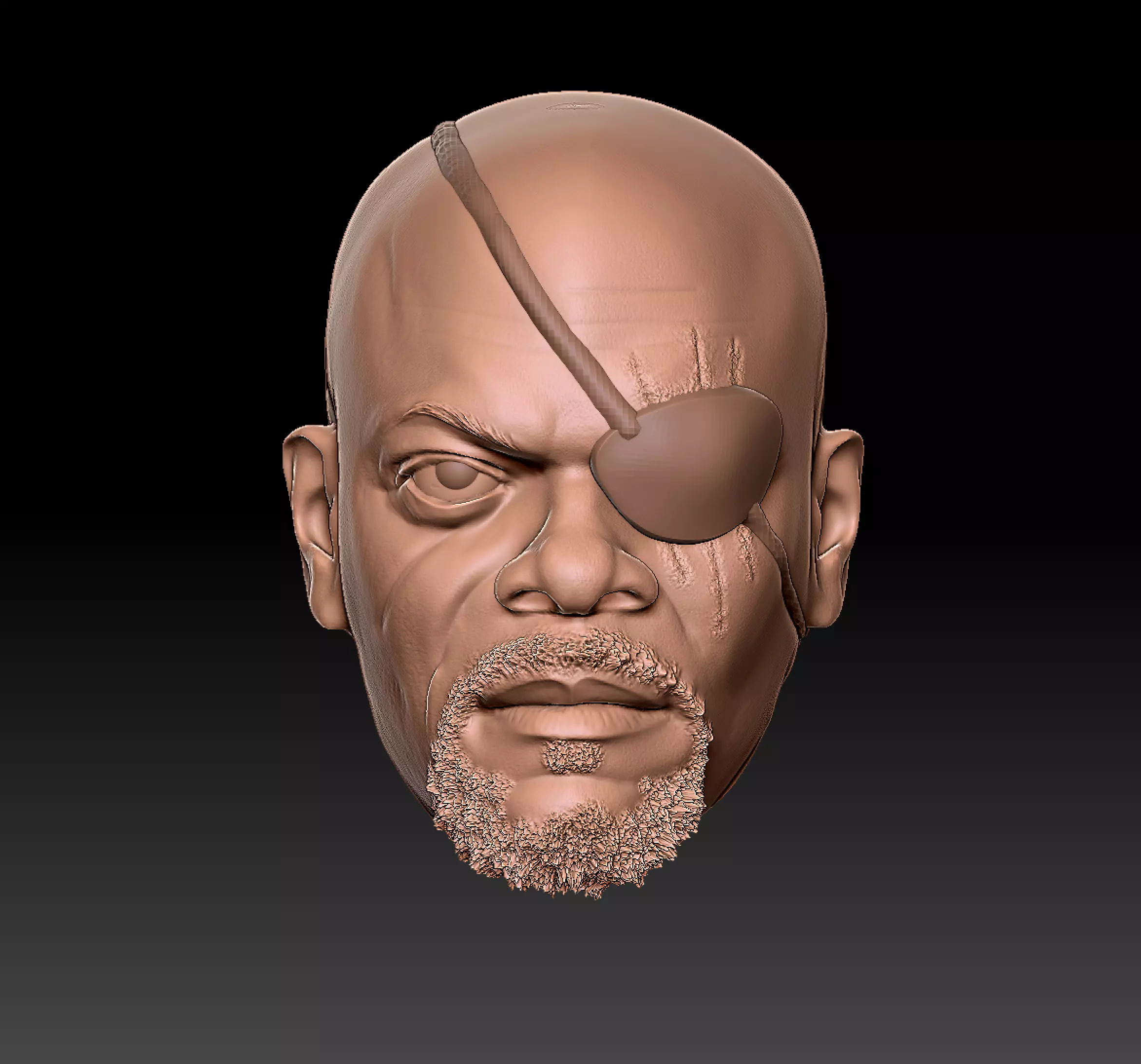 Nick Fury 3D print model