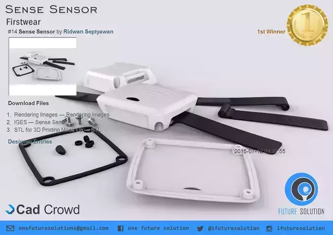 Sense Sensor Free 3D model