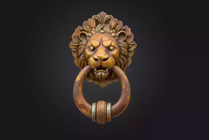 Guardian Lion Door knob 