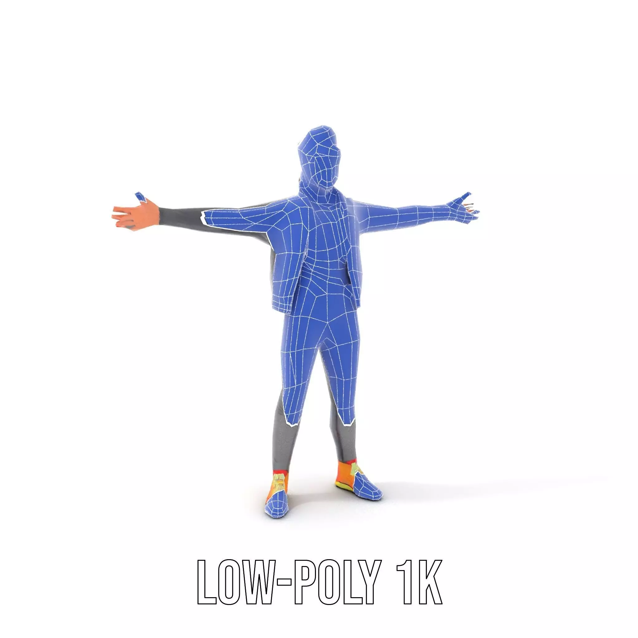 Stylish Casual Outfit model pack Low-poly 3D model_25