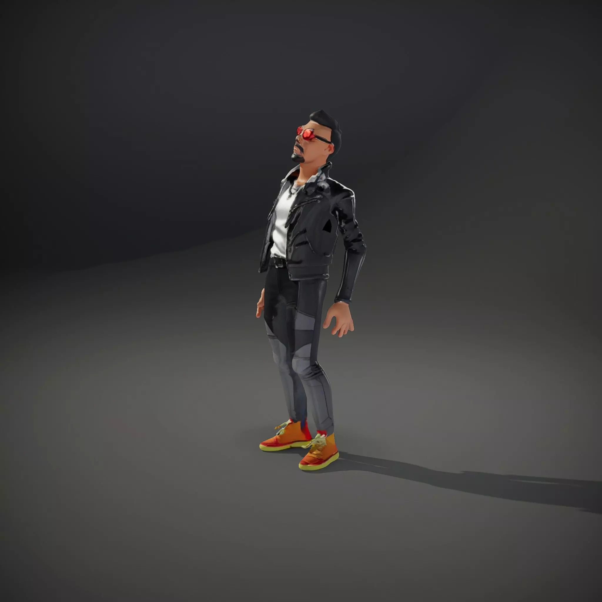Stylish Casual Outfit model pack Low-poly 3D model_35