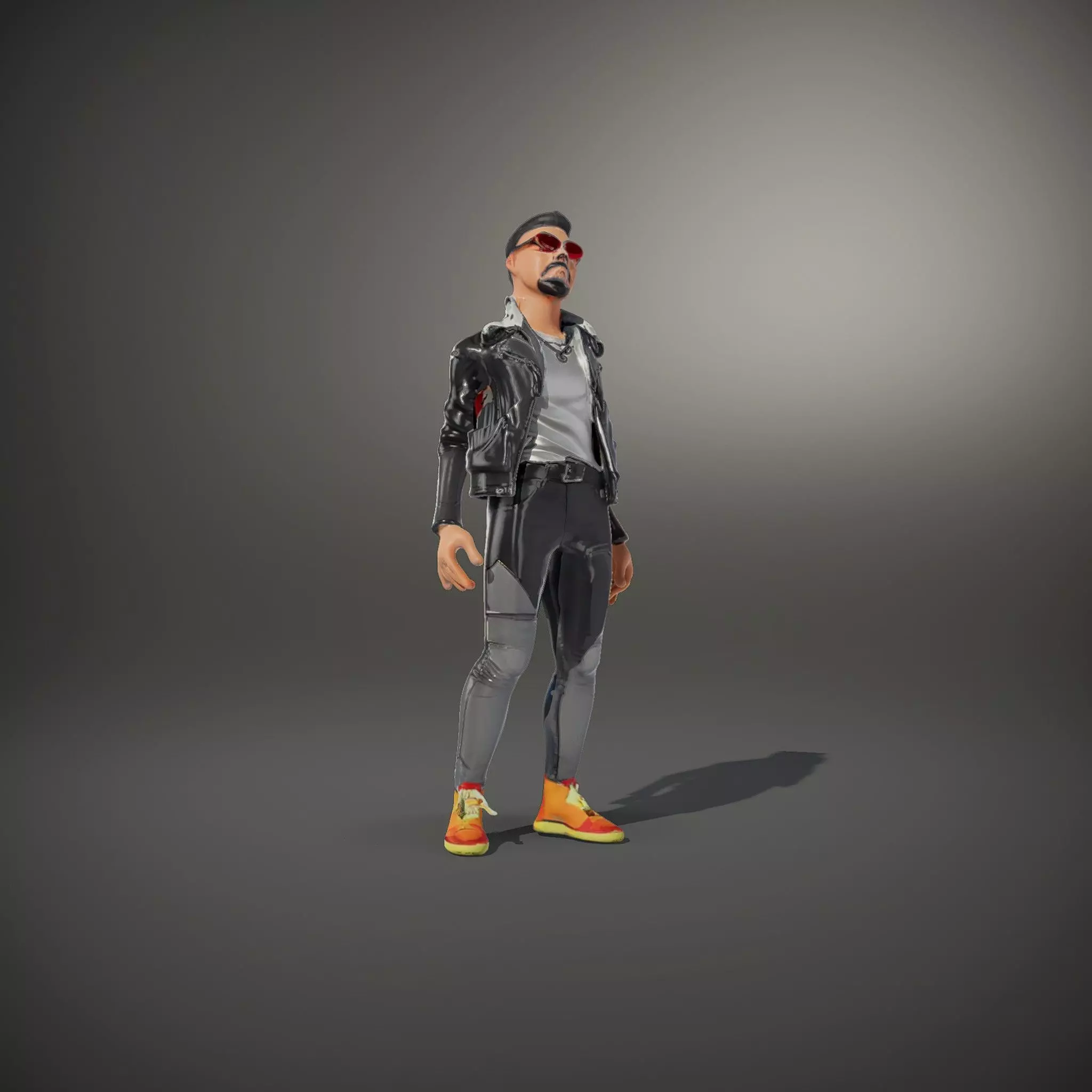Stylish Casual Outfit model pack Low-poly 3D model_34