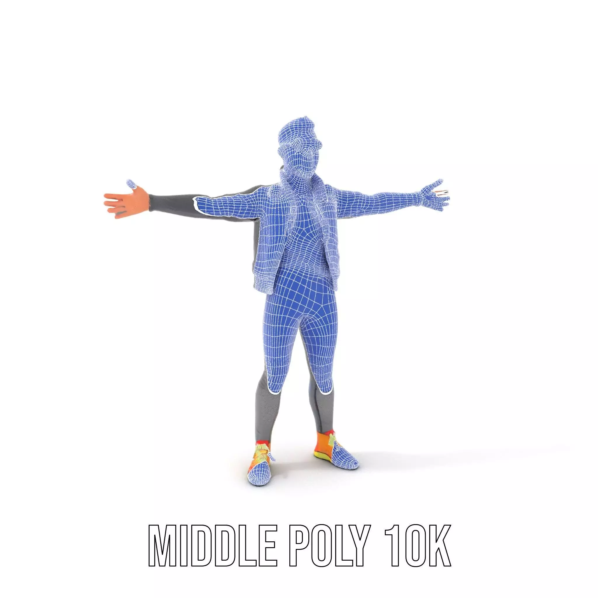 Stylish Casual Outfit model pack Low-poly 3D model_16